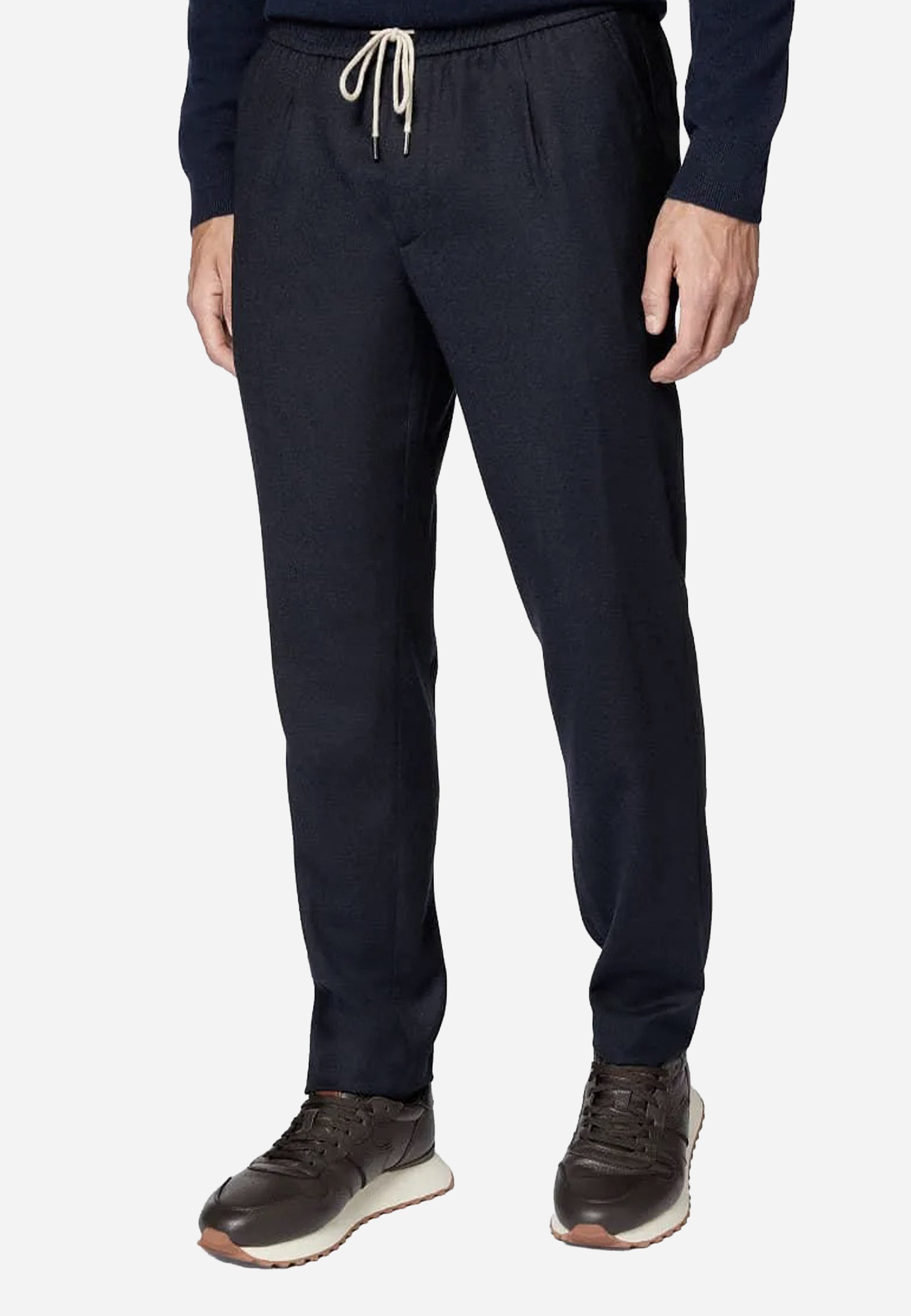 Pantalón Azul Lana Hombre Boggi M.