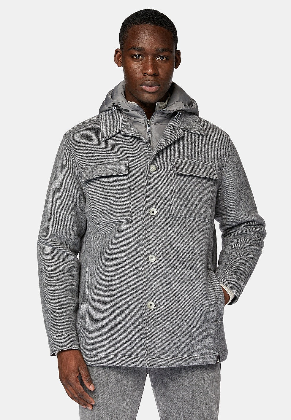 Chaqueta Link Shirt Jacket Gris B.