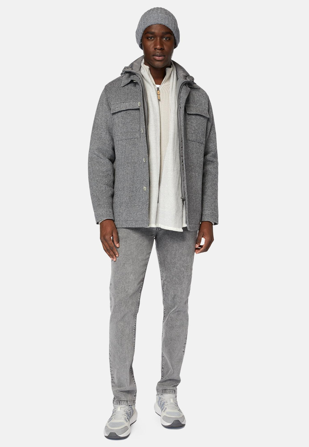 Chaqueta Link Shirt Jacket Gris B.