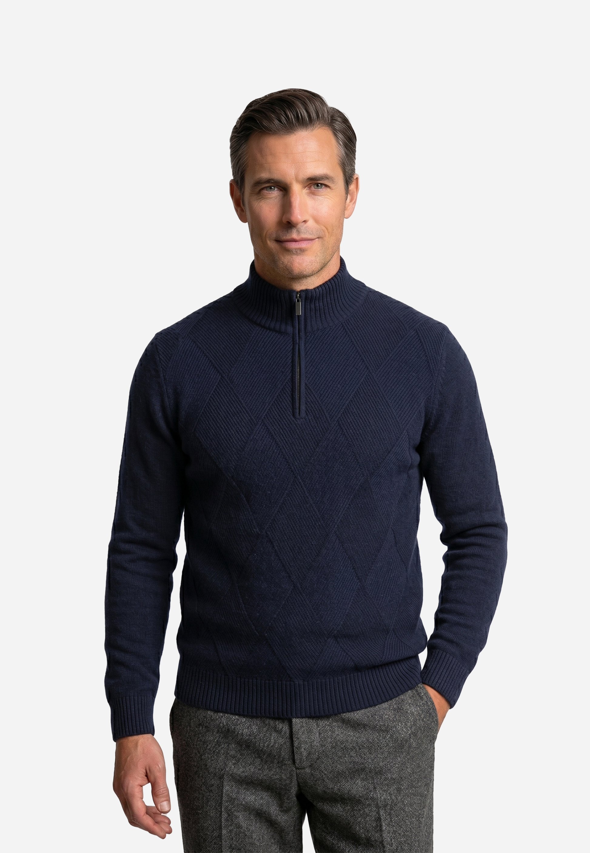 Sweater Azul Navy Hombre B.M.