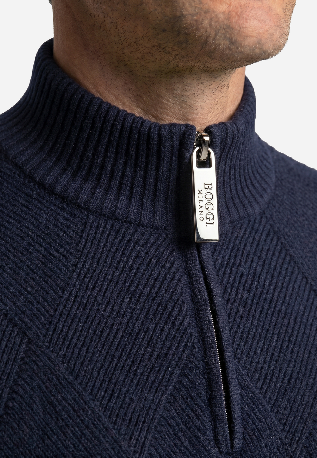 Sweater Azul Navy Hombre B.M.