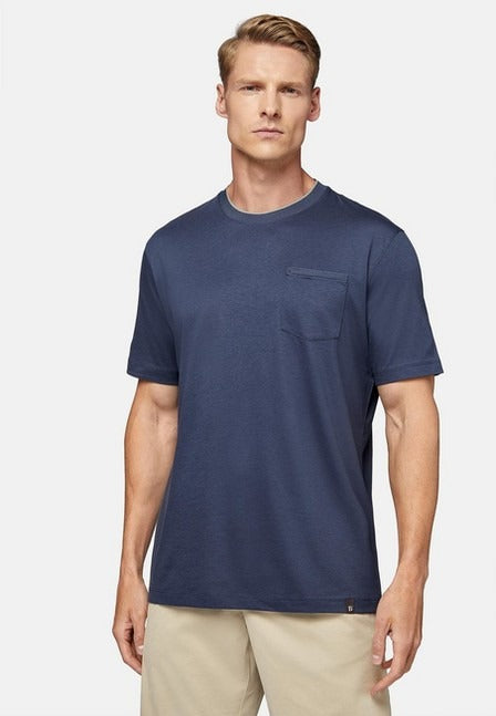 Camiseta T-Shirt Azul en Algodón B.