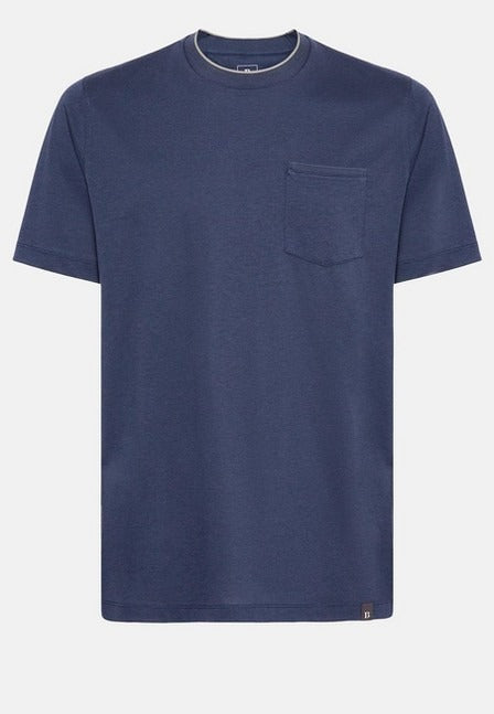 Camiseta T-Shirt Azul en Algodón B.