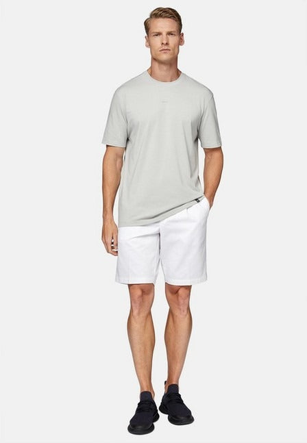 Bermudas Blancas en Algodón B.