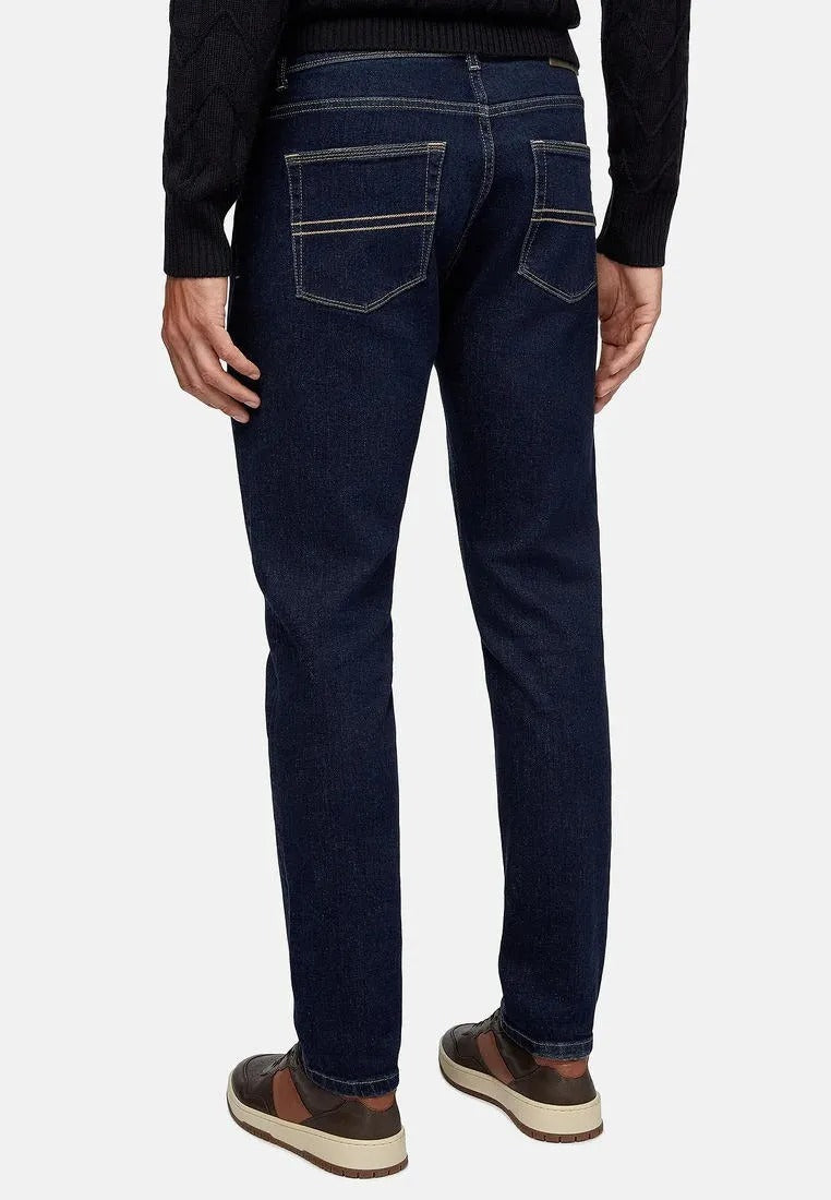 Jeans Clasic Color Azul Marino B.