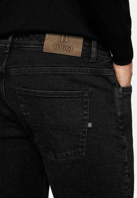 Jeans Clasic Color Negro B.