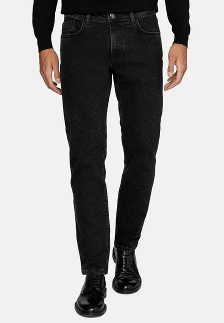 Jeans Clasic Color Negro B.