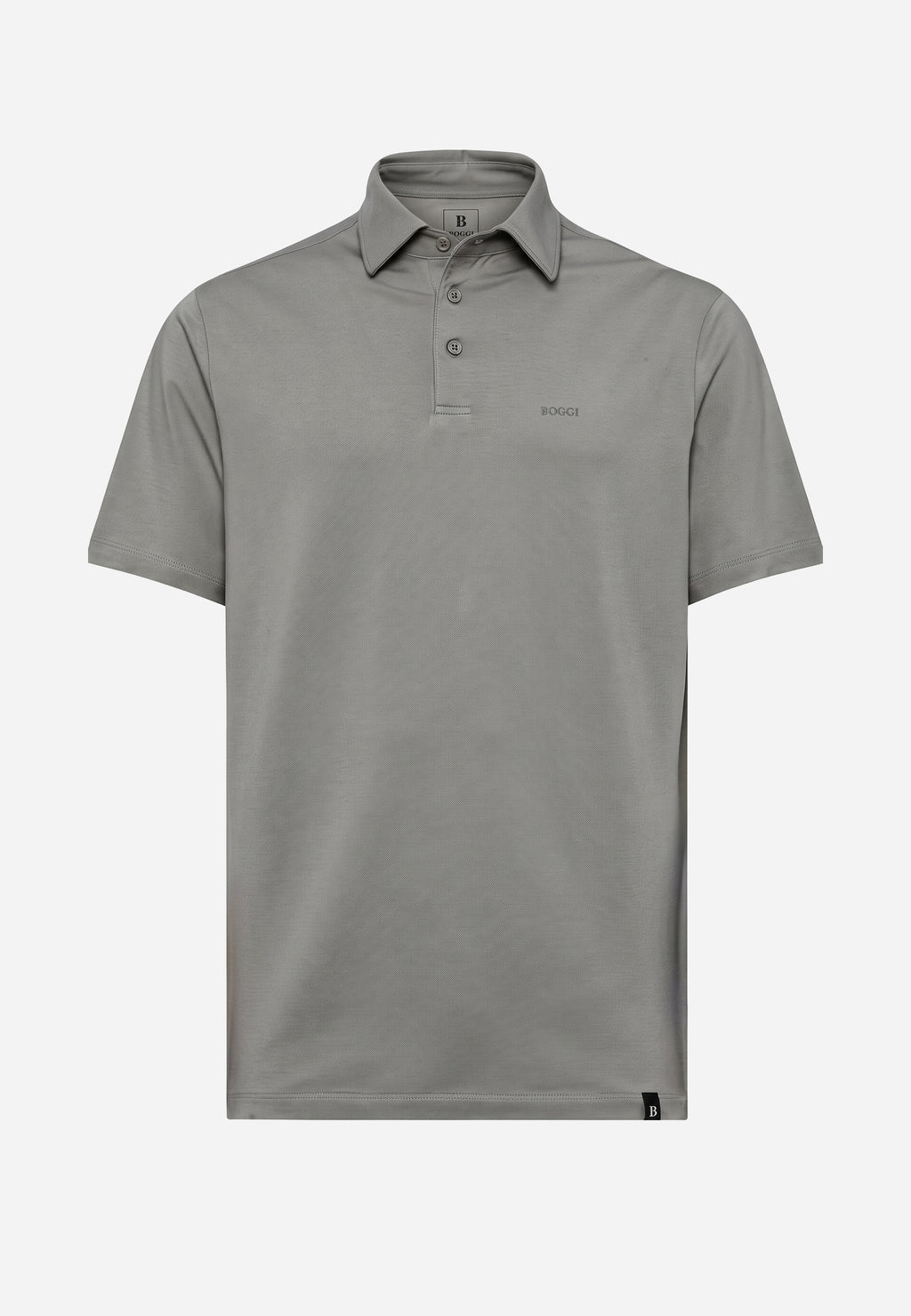 Polo Gris De Punto Suave BM.