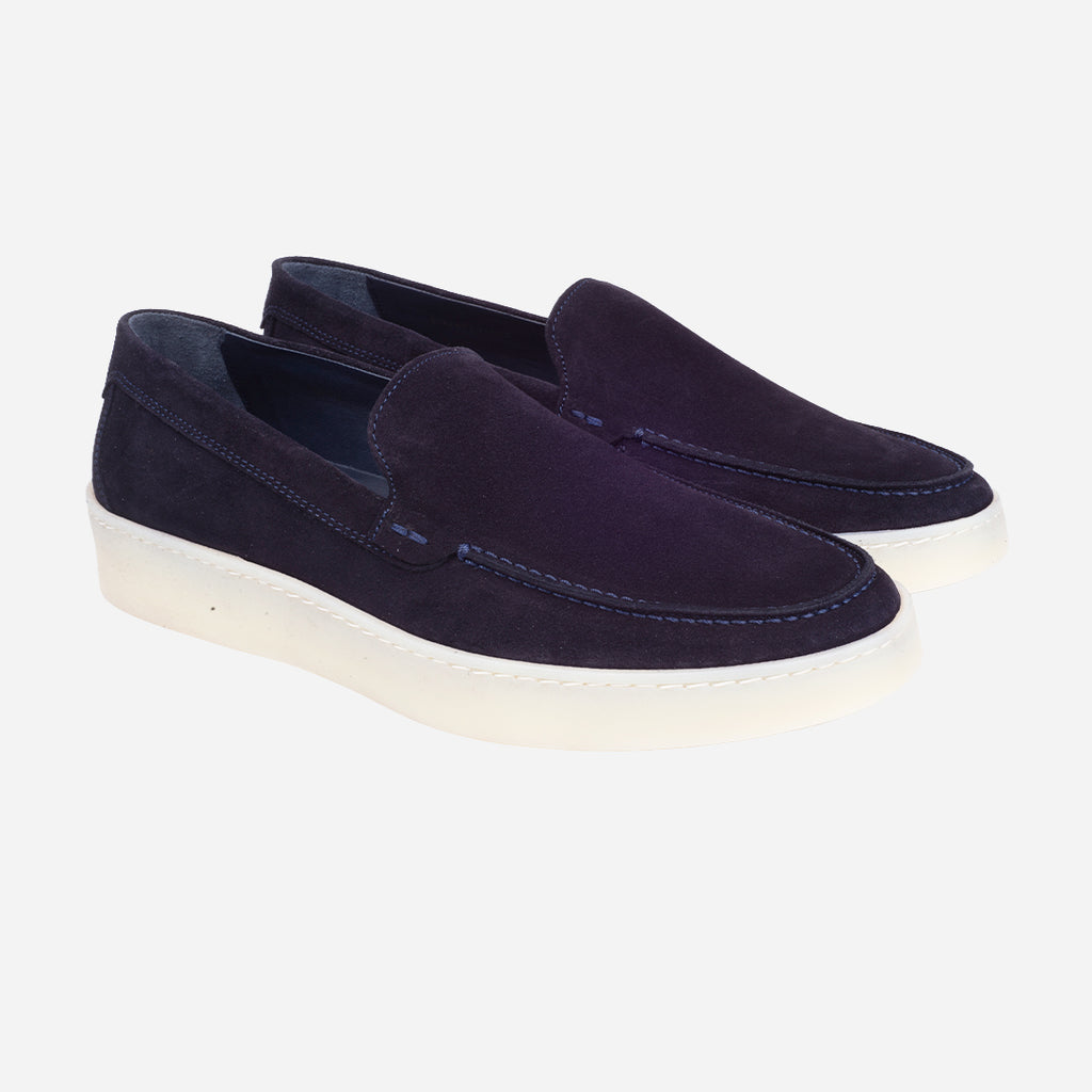 Zapato Azul Gamuza Hombre Boggi M.