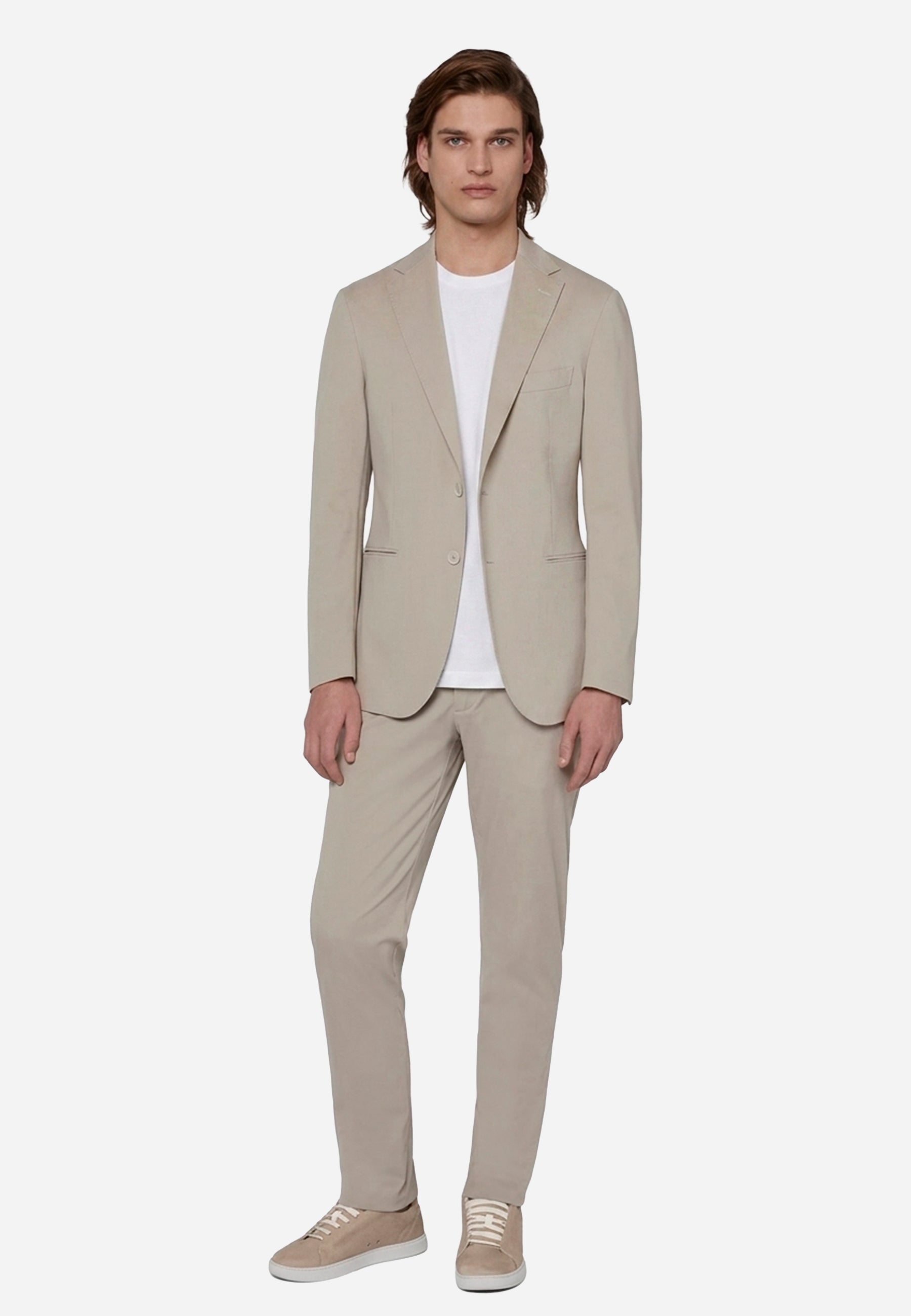 Saco Beige Poliamida Hombre Boggi M.