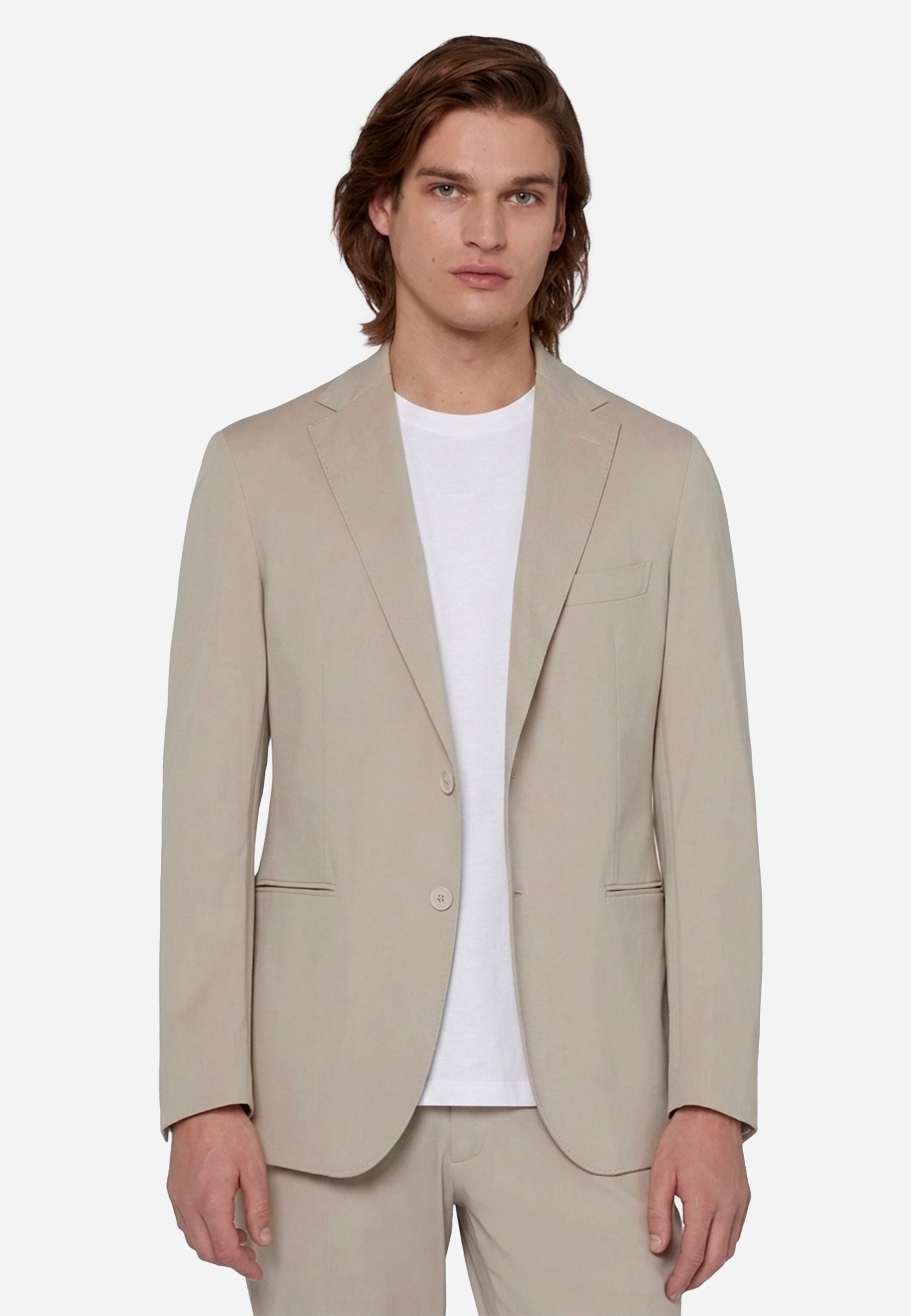 Saco Beige Poliamida Hombre Boggi M.