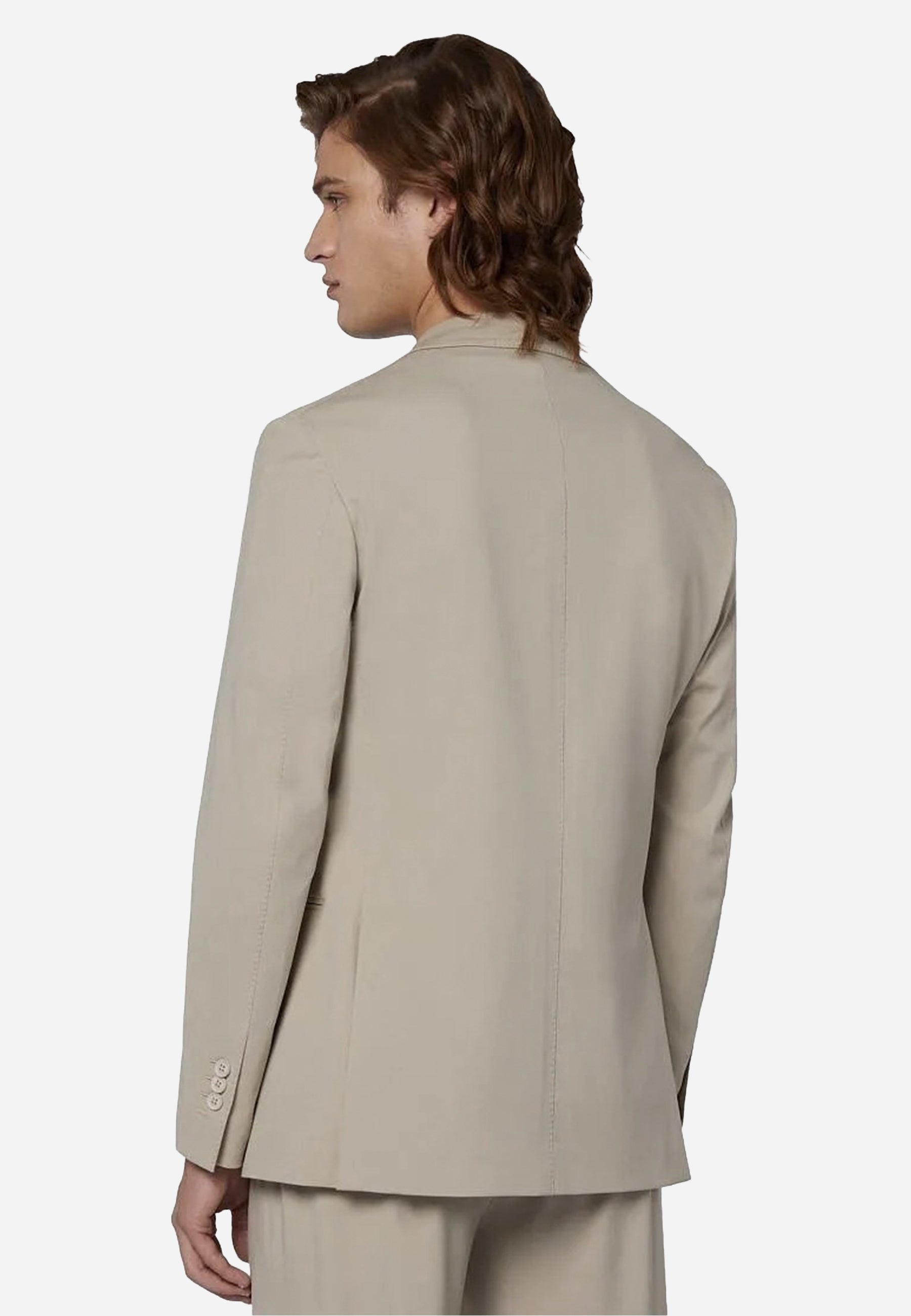 Saco Beige Poliamida Hombre Boggi M.