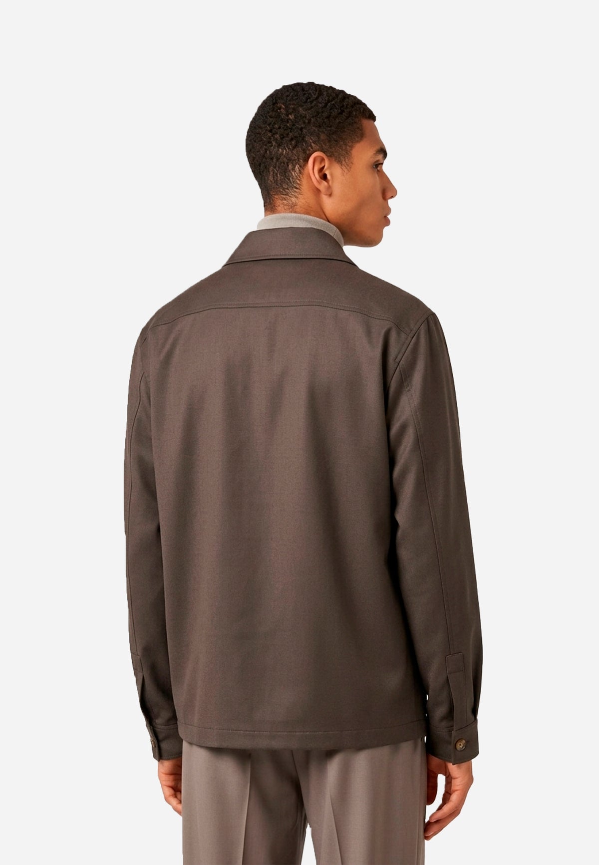 Chaqueta Marrón Con Bolsillos De Solapa B.M.