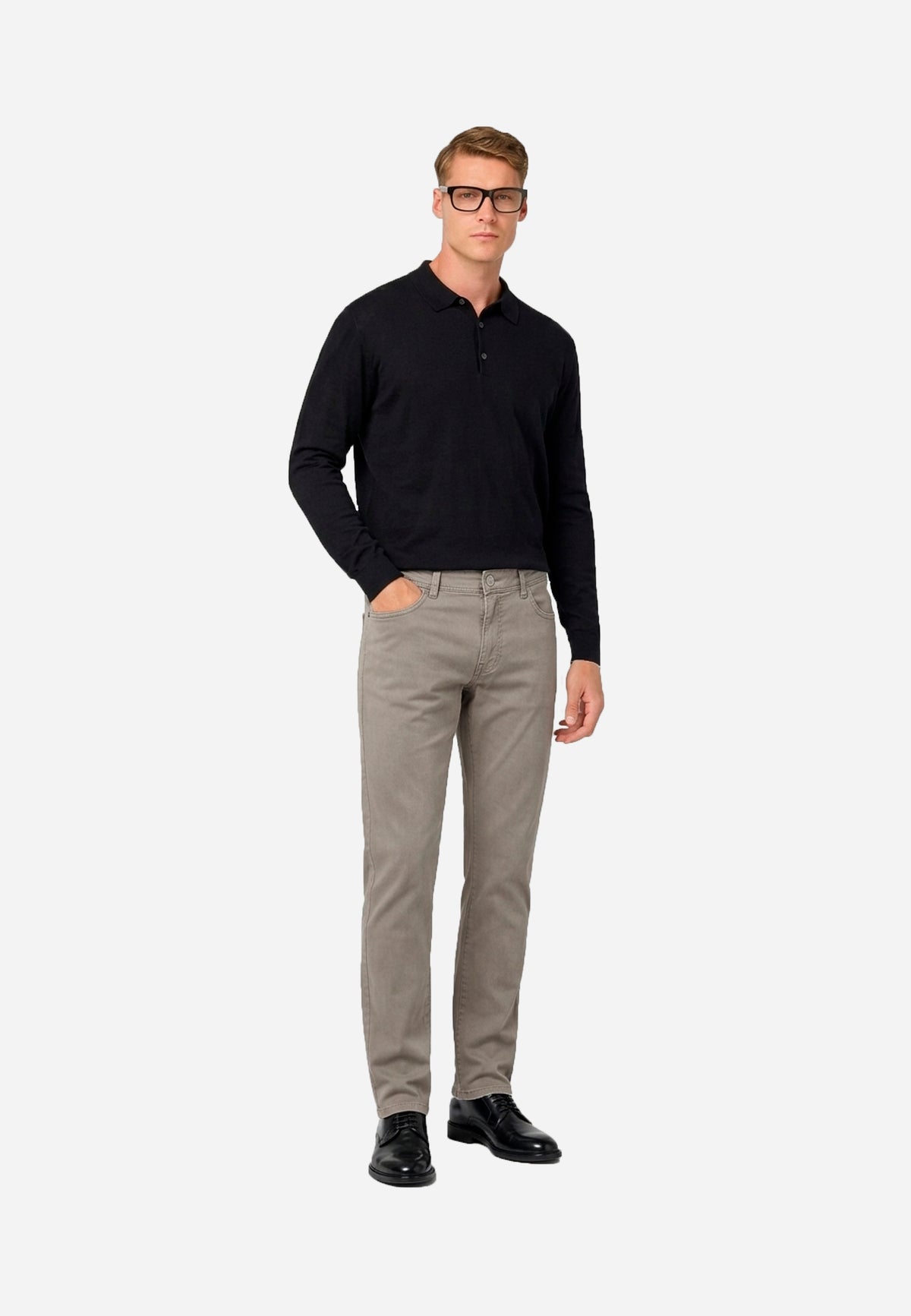 Pantalón 5 Bolsillos Taupe B.M.