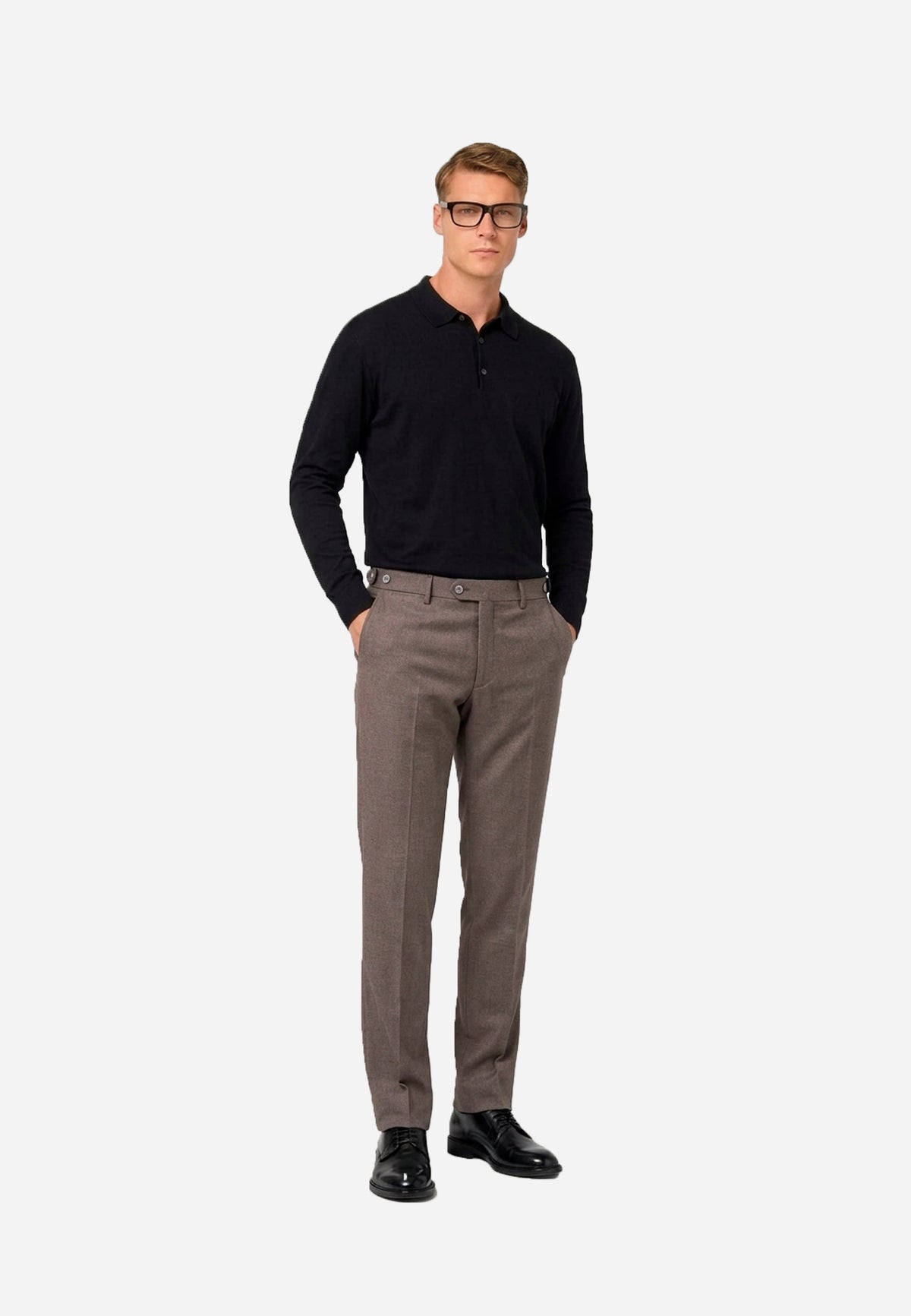 Pantalón Clásico Marrón B.M.