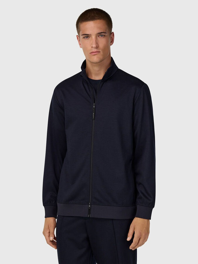 Chaqueta Cuello Ato Azul Marino B.M.