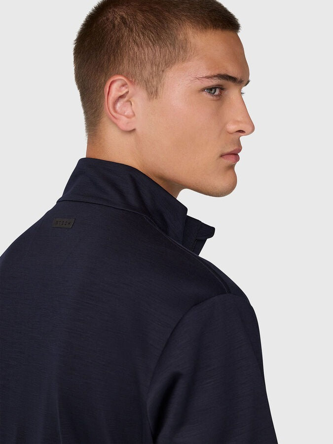 Chaqueta Cuello Ato Azul Marino B.M.