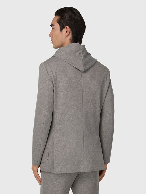 Saco Híbrido Gris B.M.