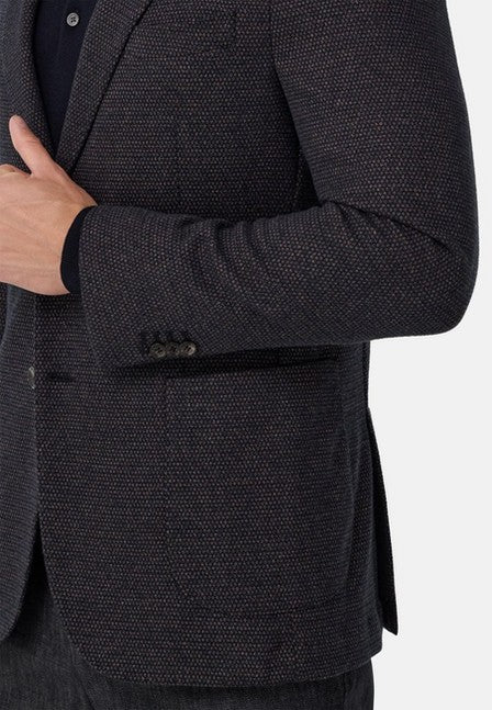 Saco Texturizado Gris Oscuro B.M.