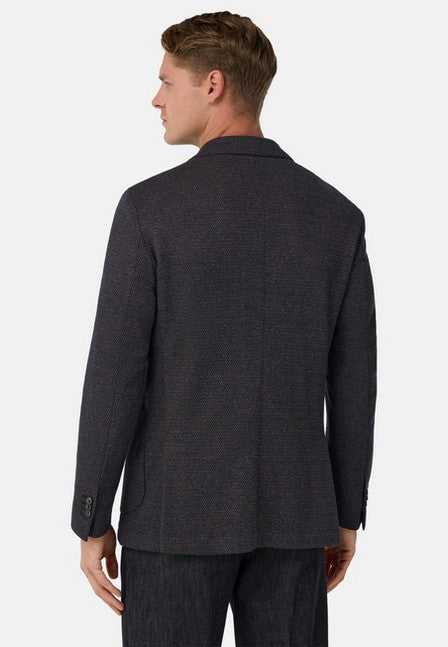Saco Texturizado Gris Oscuro B.M.