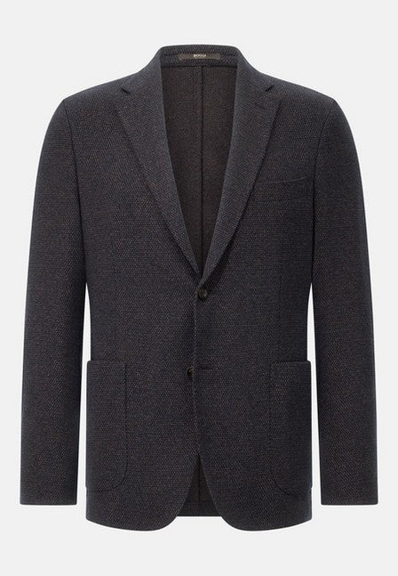 Saco Texturizado Gris Oscuro B.M.