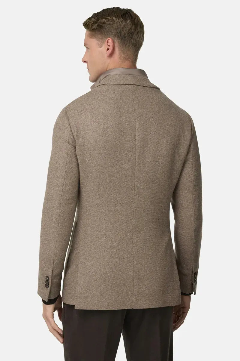 Saco Híbrida Texturizado Beige B.M.