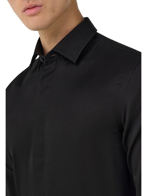 Camisa Clásica Negra B.M.