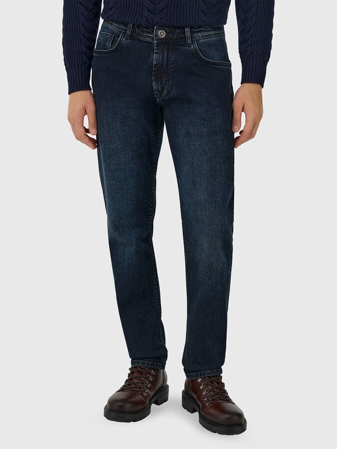Jean Vaquero En Azul Oscuro B.M.