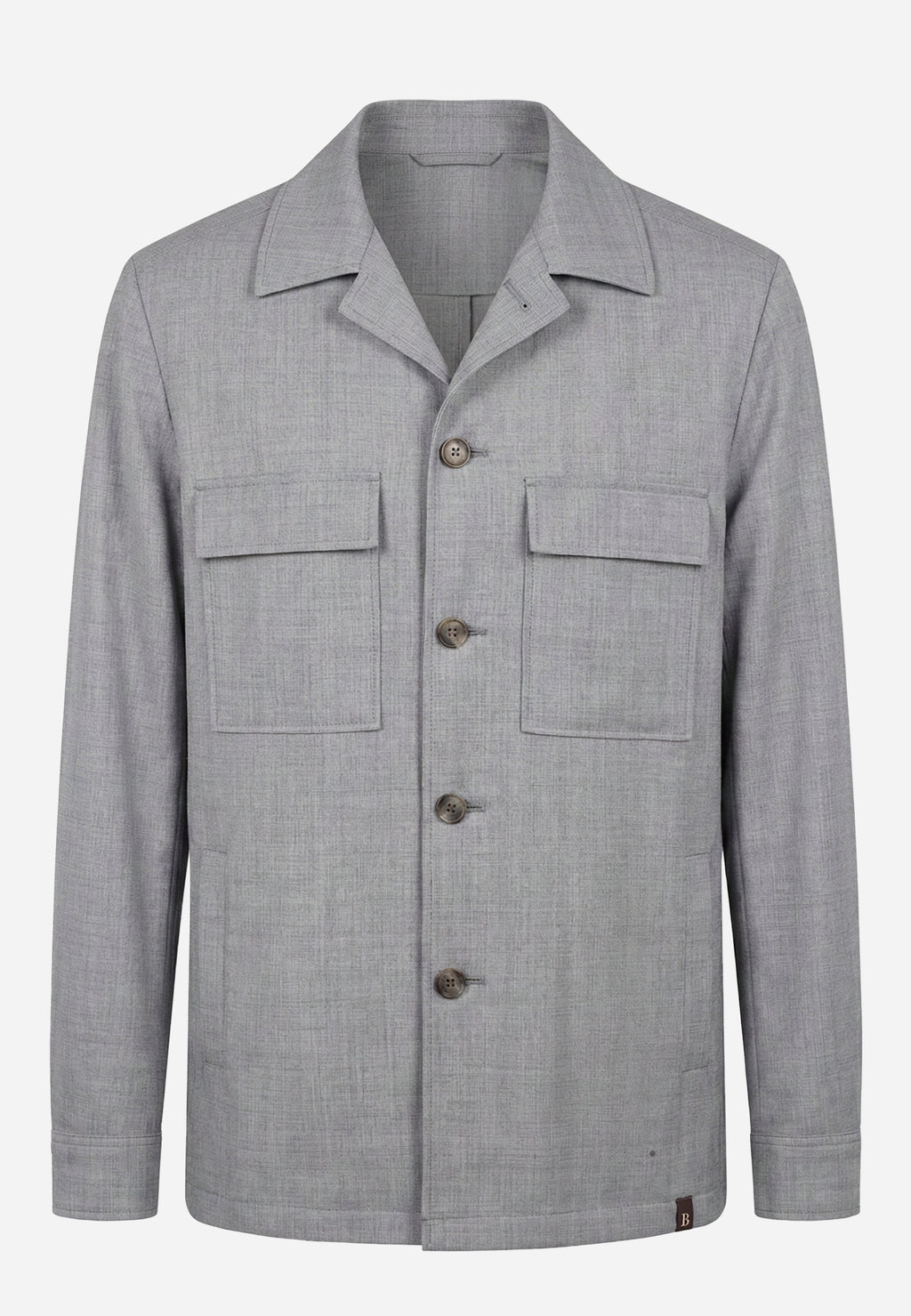 Chaqueta Shirt Jacket Gris Hombre B.M.