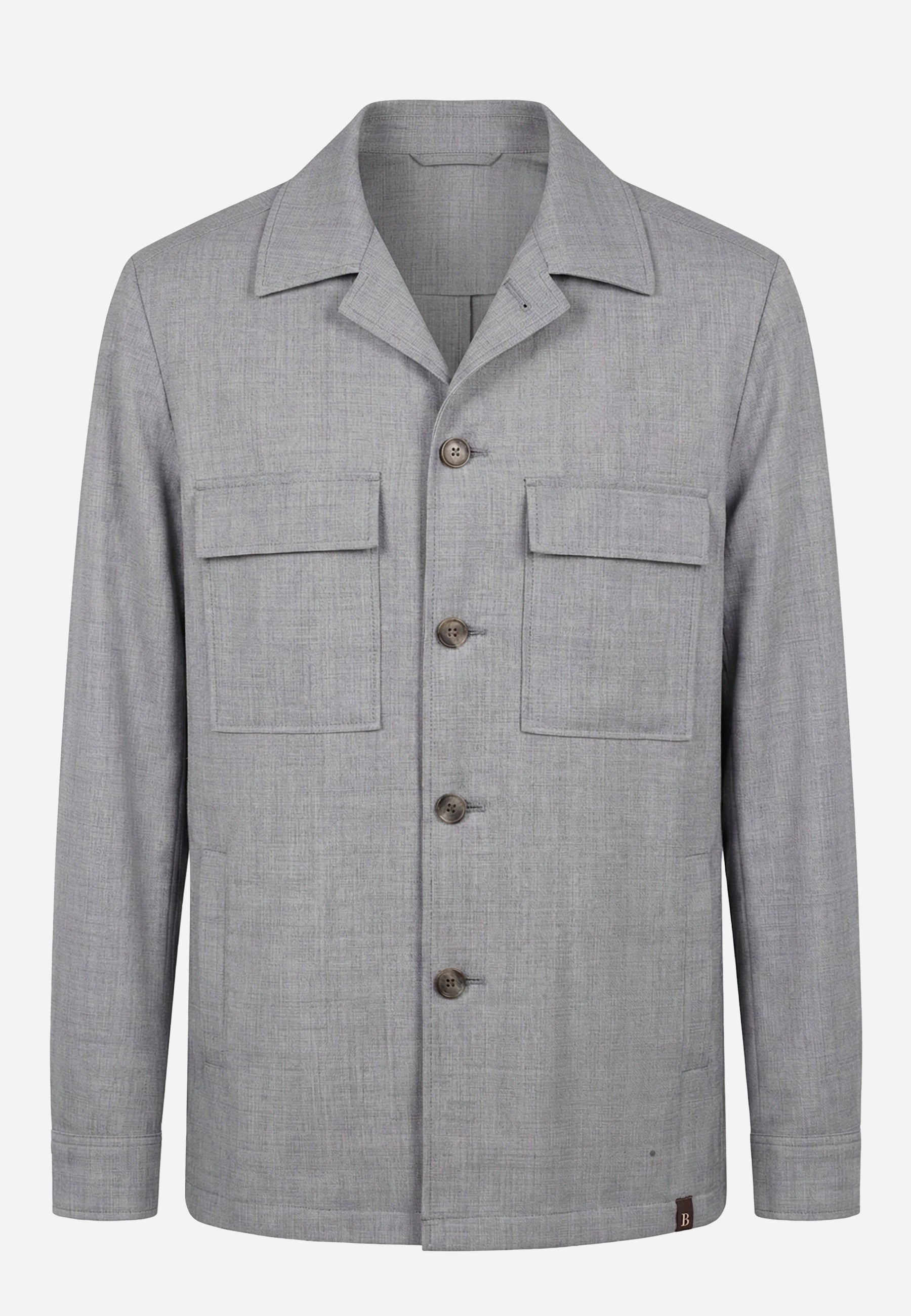 Chaqueta Shirt Jacket Gris Hombre B.M.