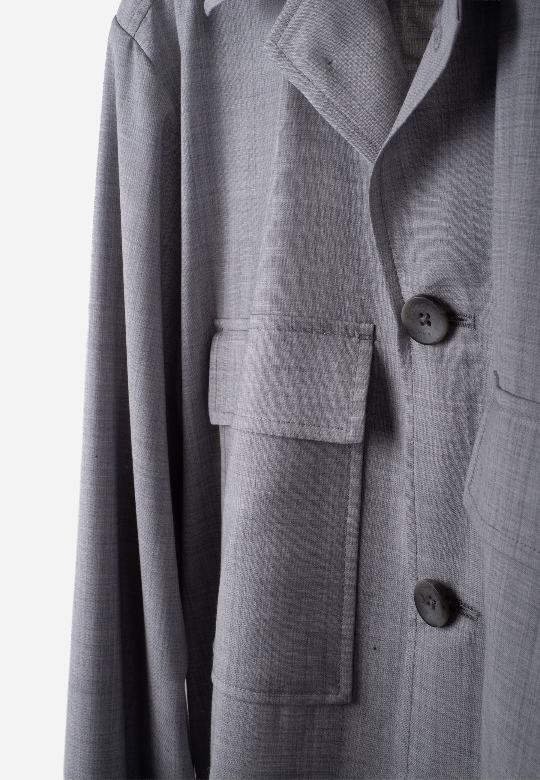 Chaqueta Shirt Jacket Gris Hombre B.M.
