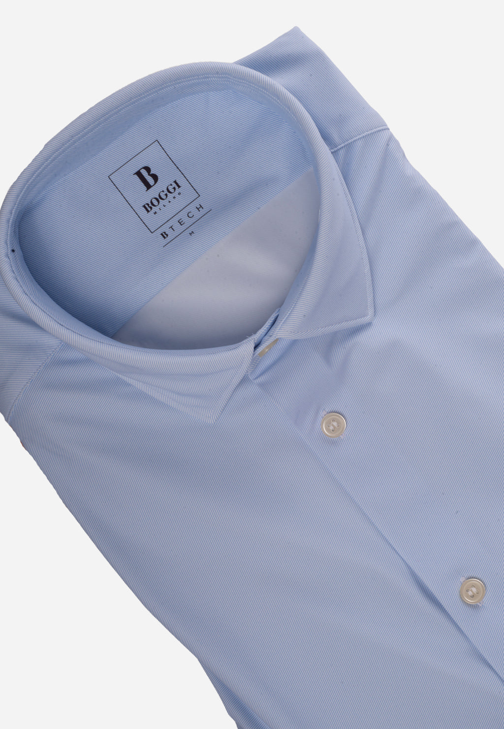 Camisa Hombre Boggi Azul en Algodón