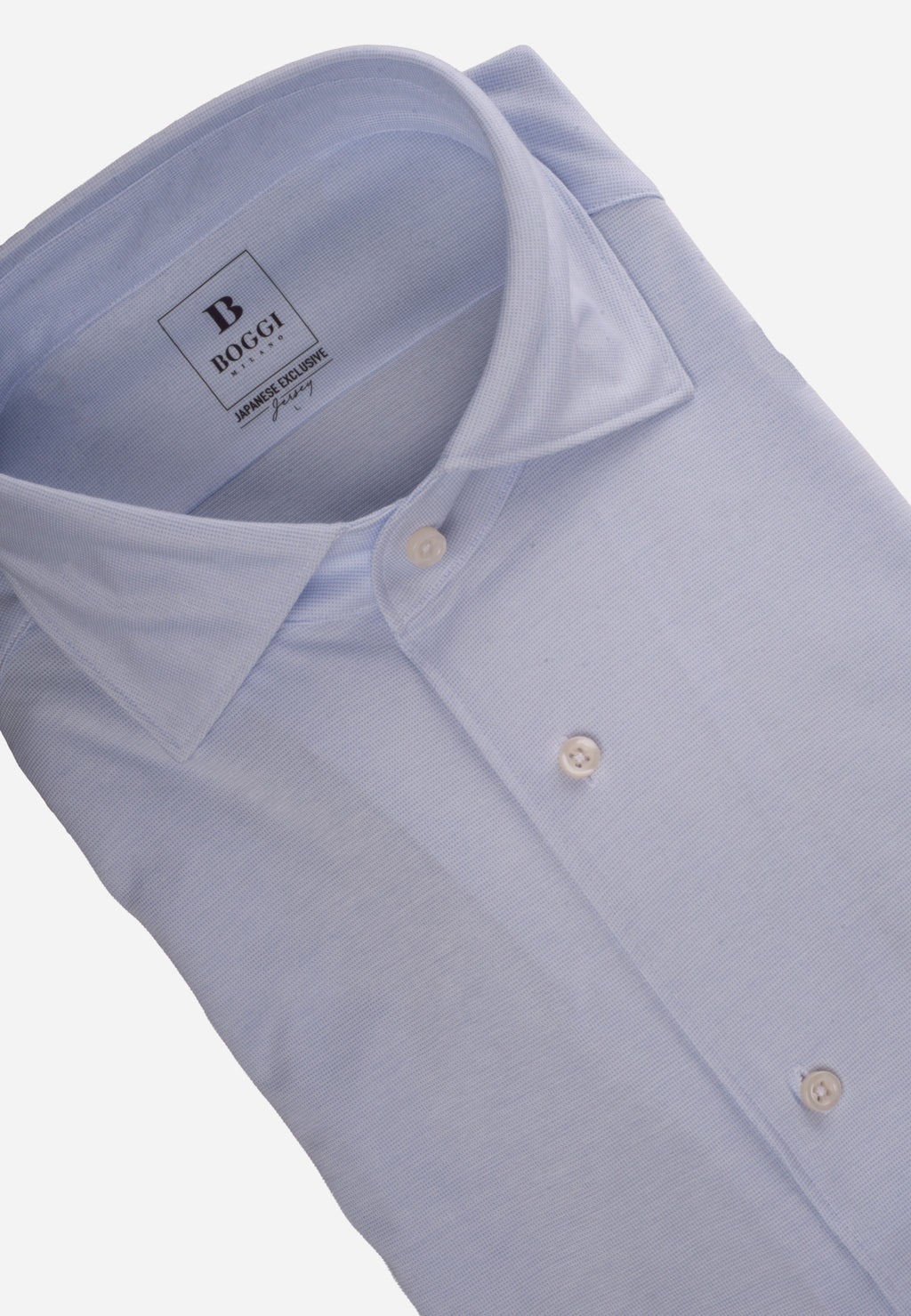 Camisa Sport Azul Cielo Micro Motivo B.