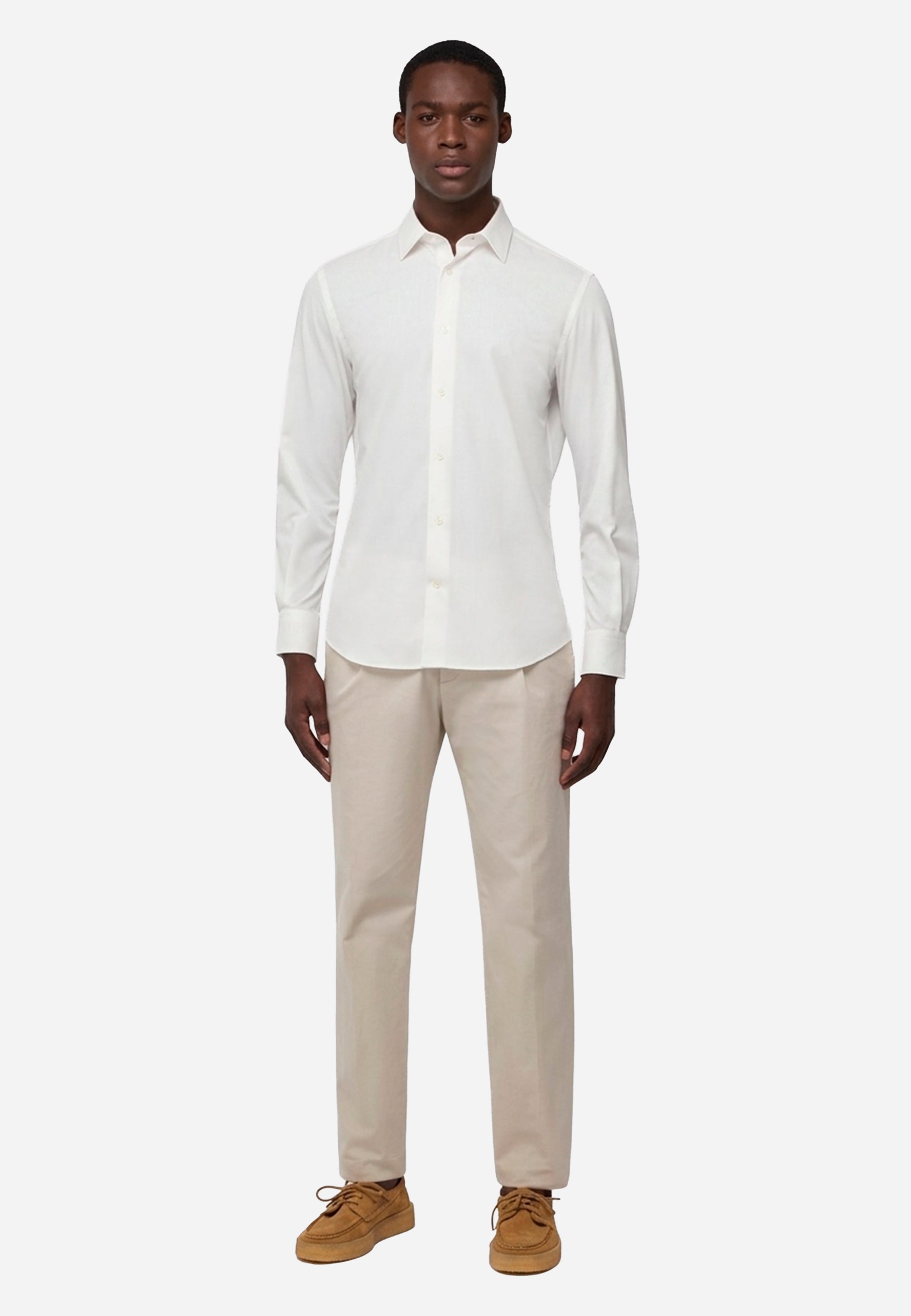 Camisa Sport Blanca Hombre B.M.