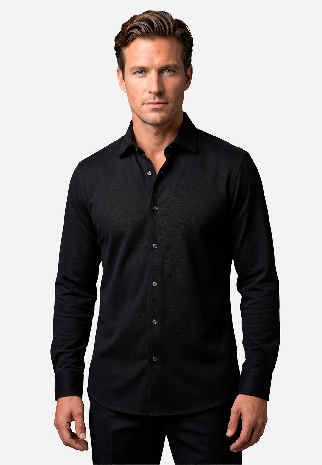 Camisa Negra Hombre B.