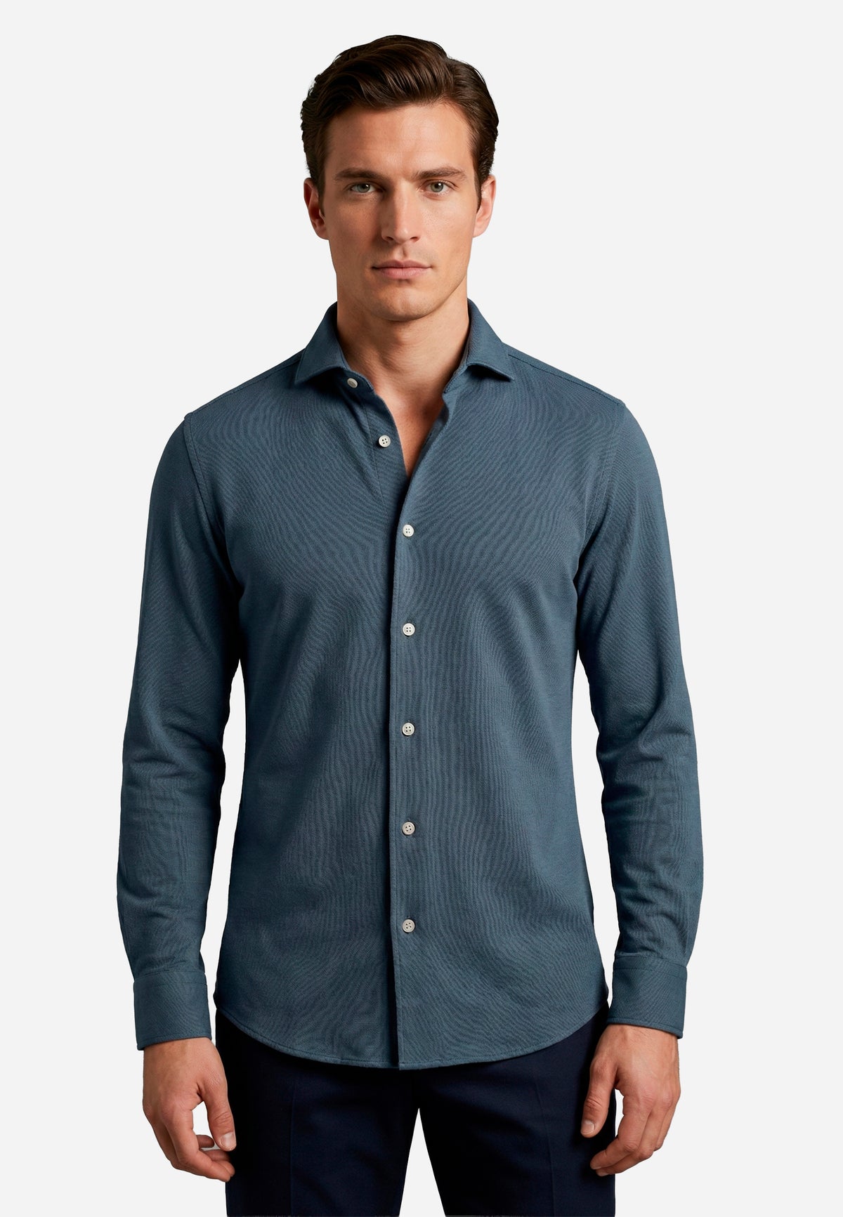 Camisa Hombre Verde Menta B.
