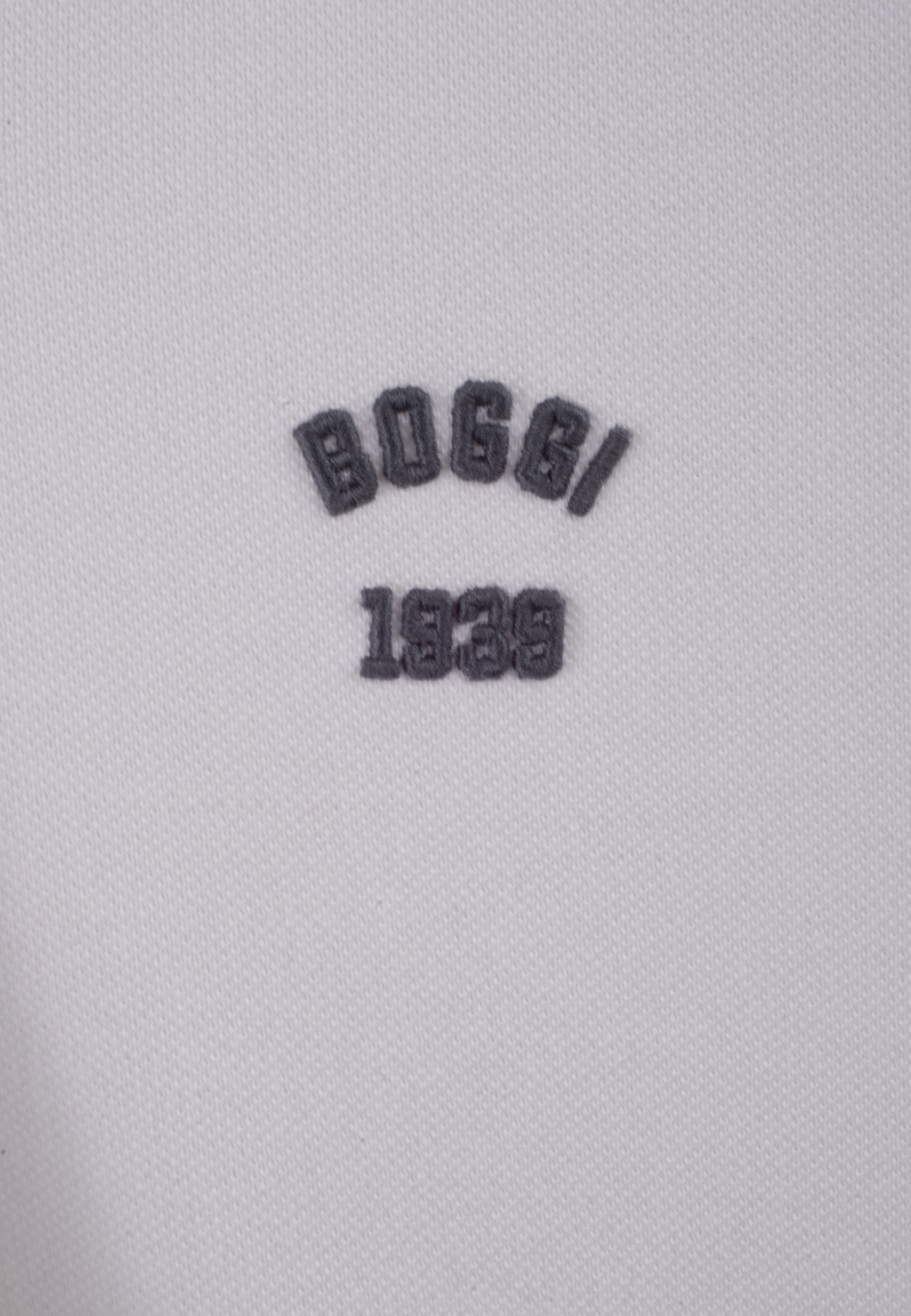 Camisa Polo Hombre Blanca Logo B.