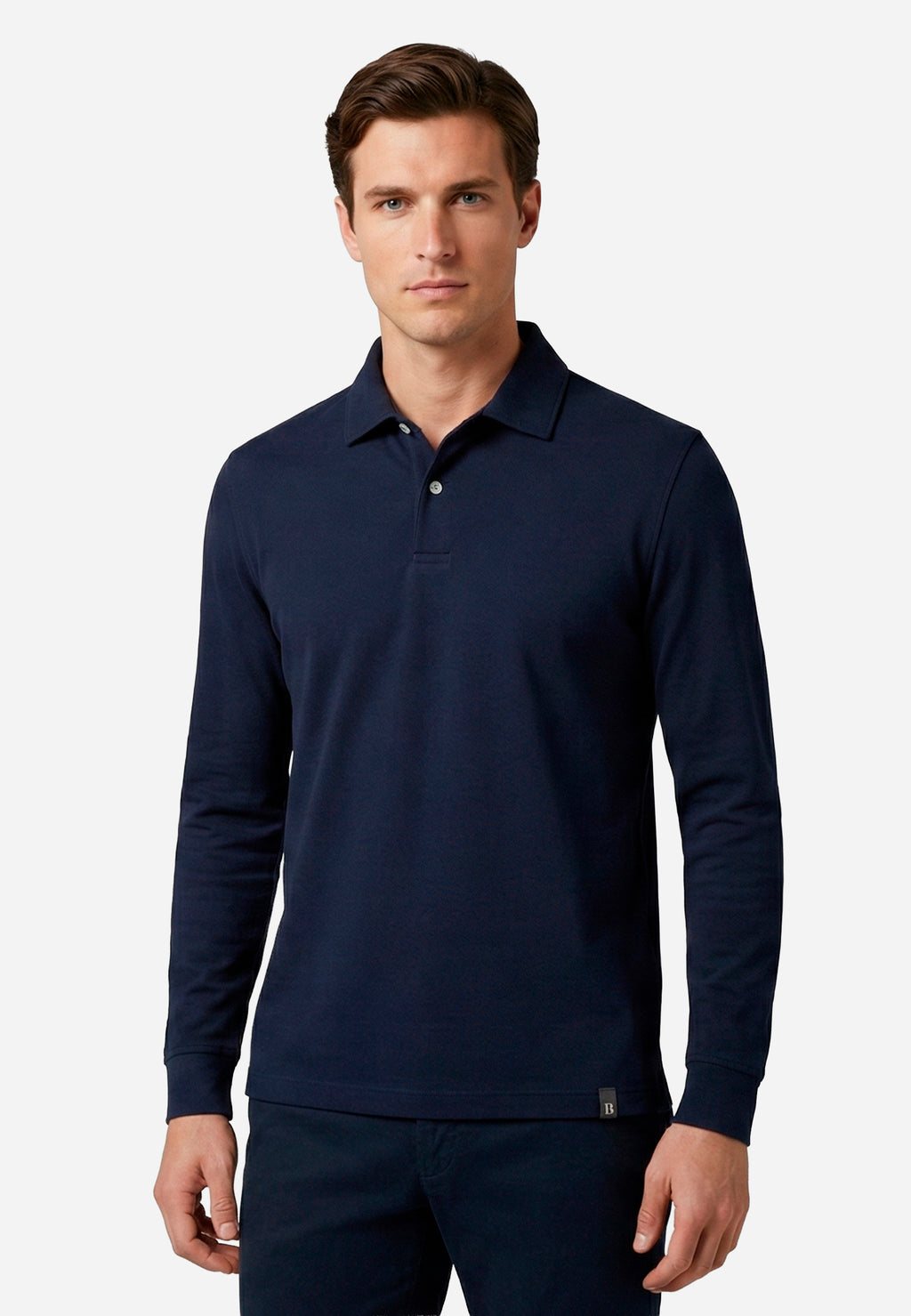 Camiseta Hombre Polo Azul Marino B.