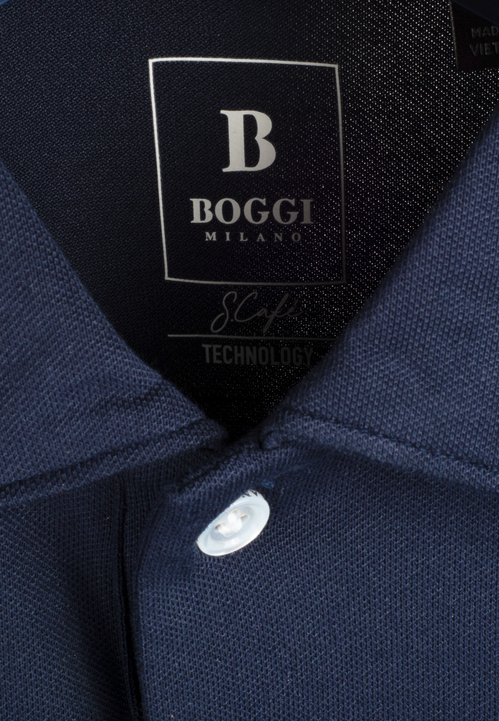 Camiseta Hombre Polo Azul Marino B.