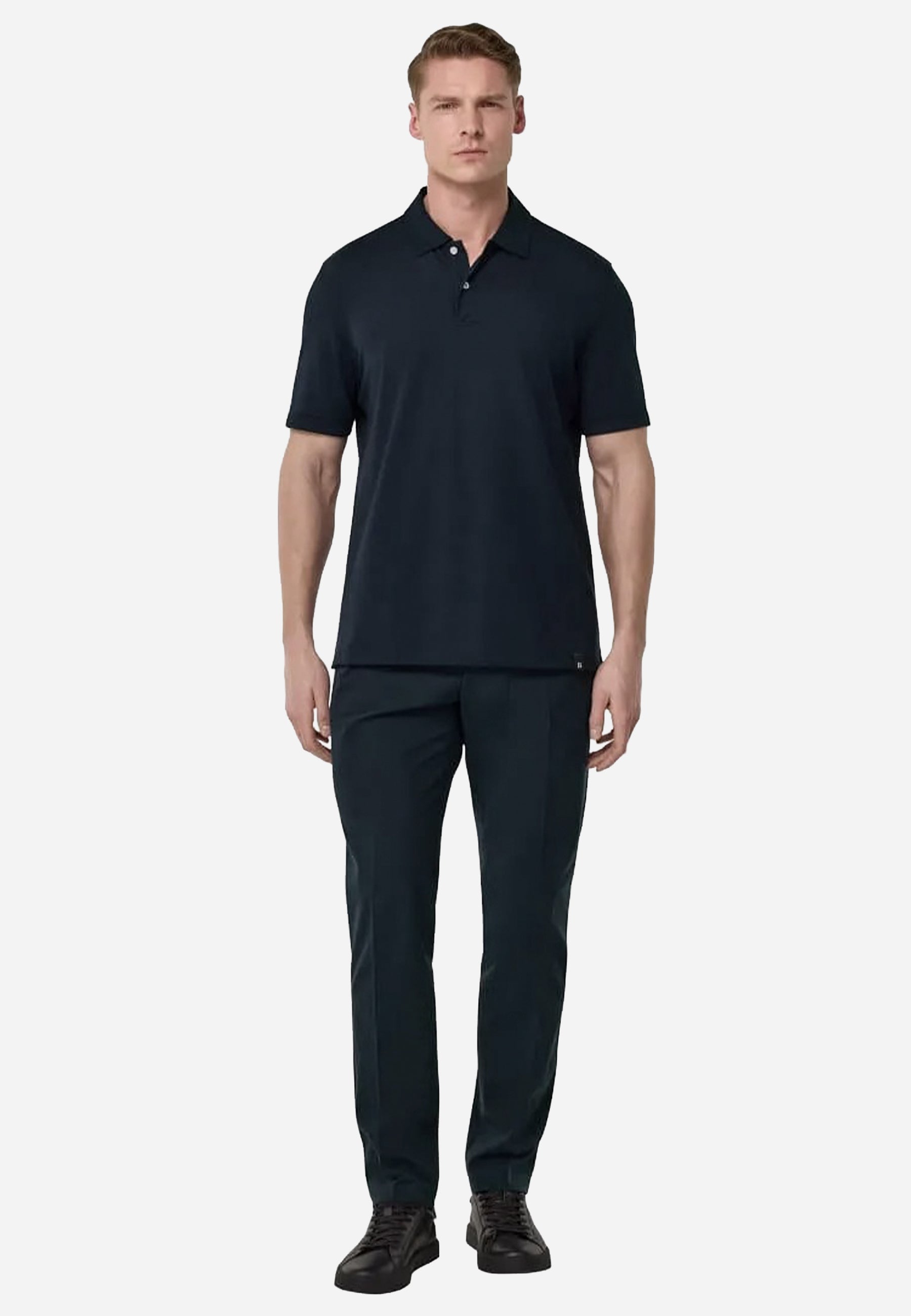 Camiseta Polo Azul Boggi M.