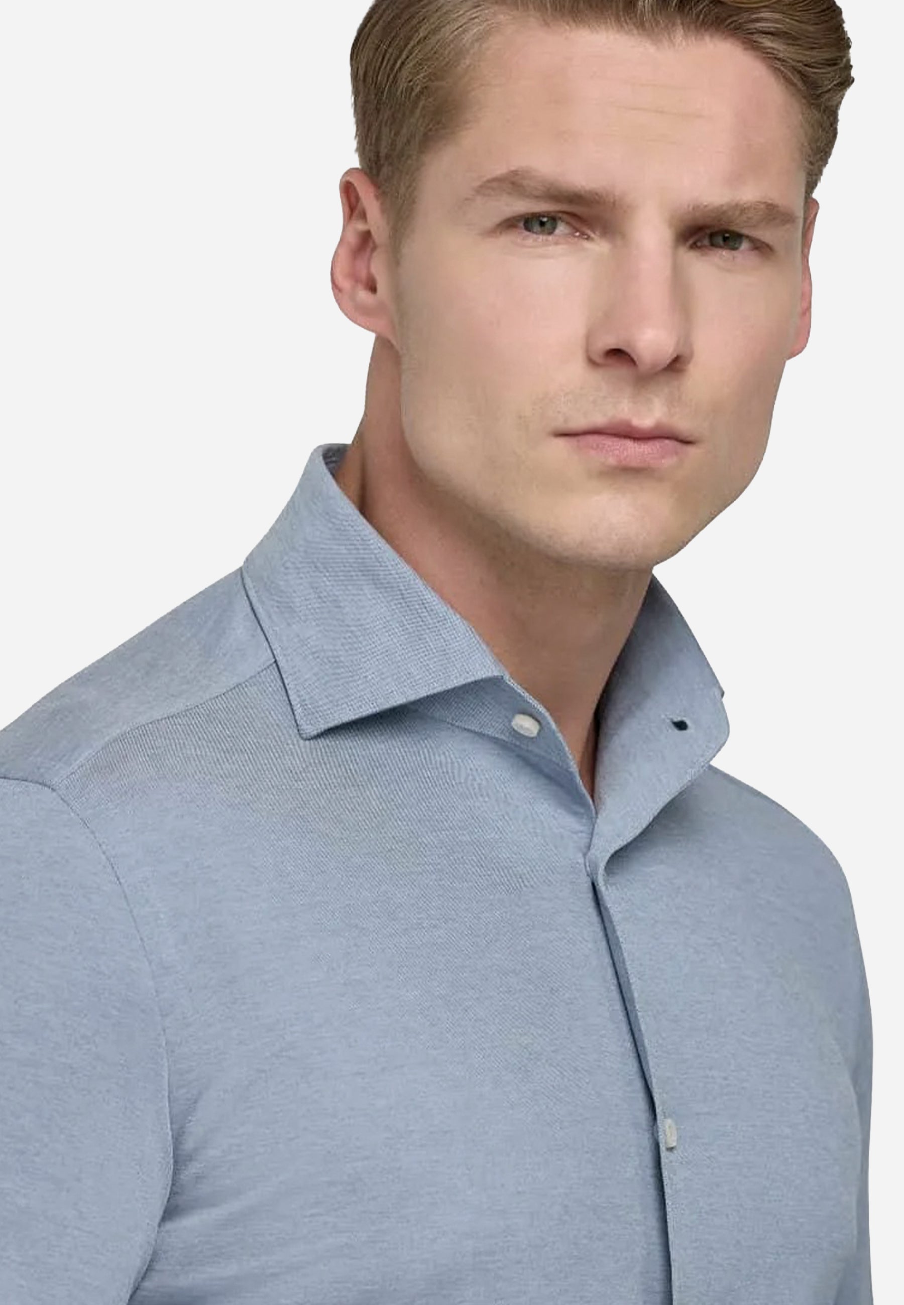 Camisa Azul Hombre Boggi M.