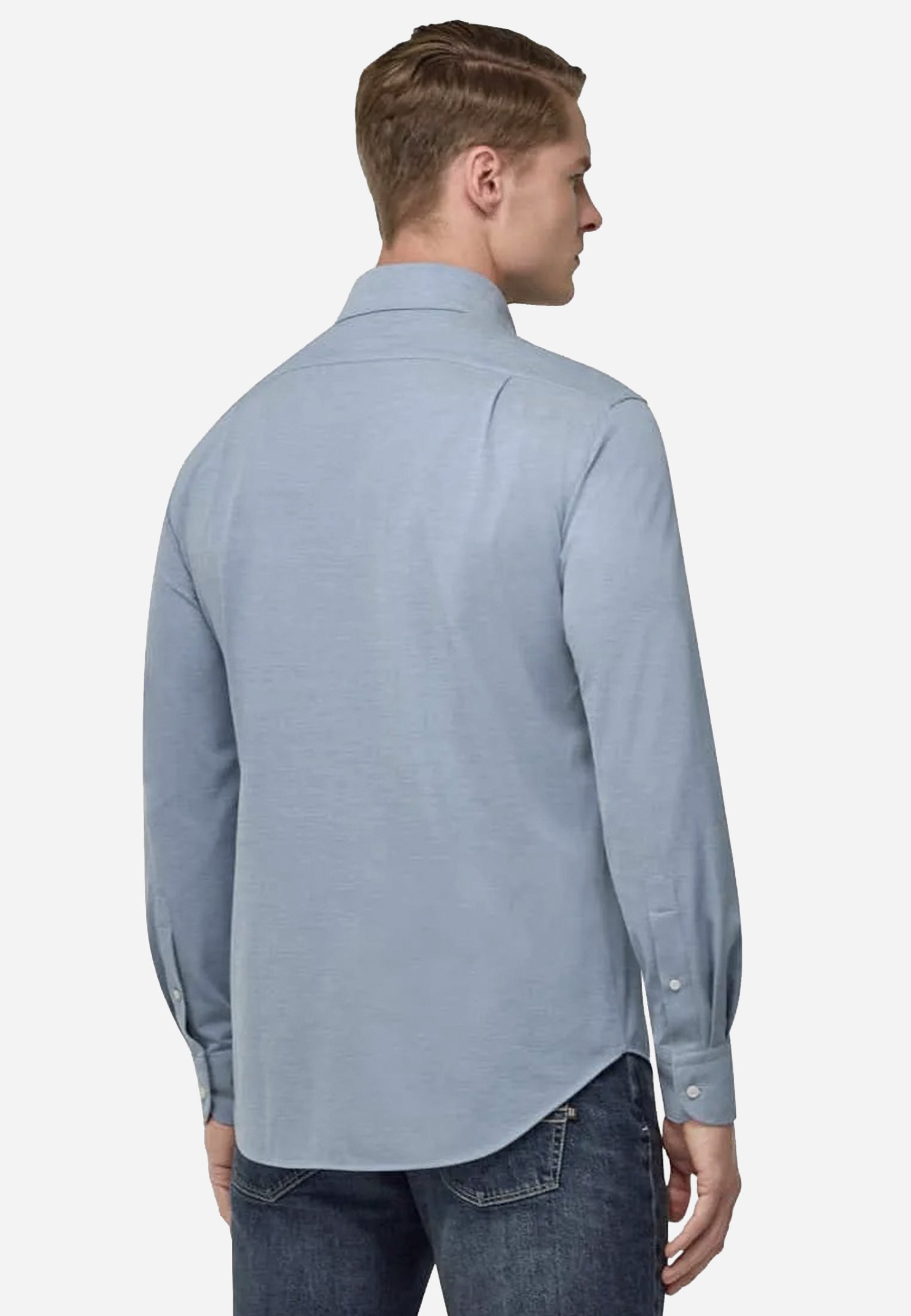 Camisa Azul Hombre Boggi M.