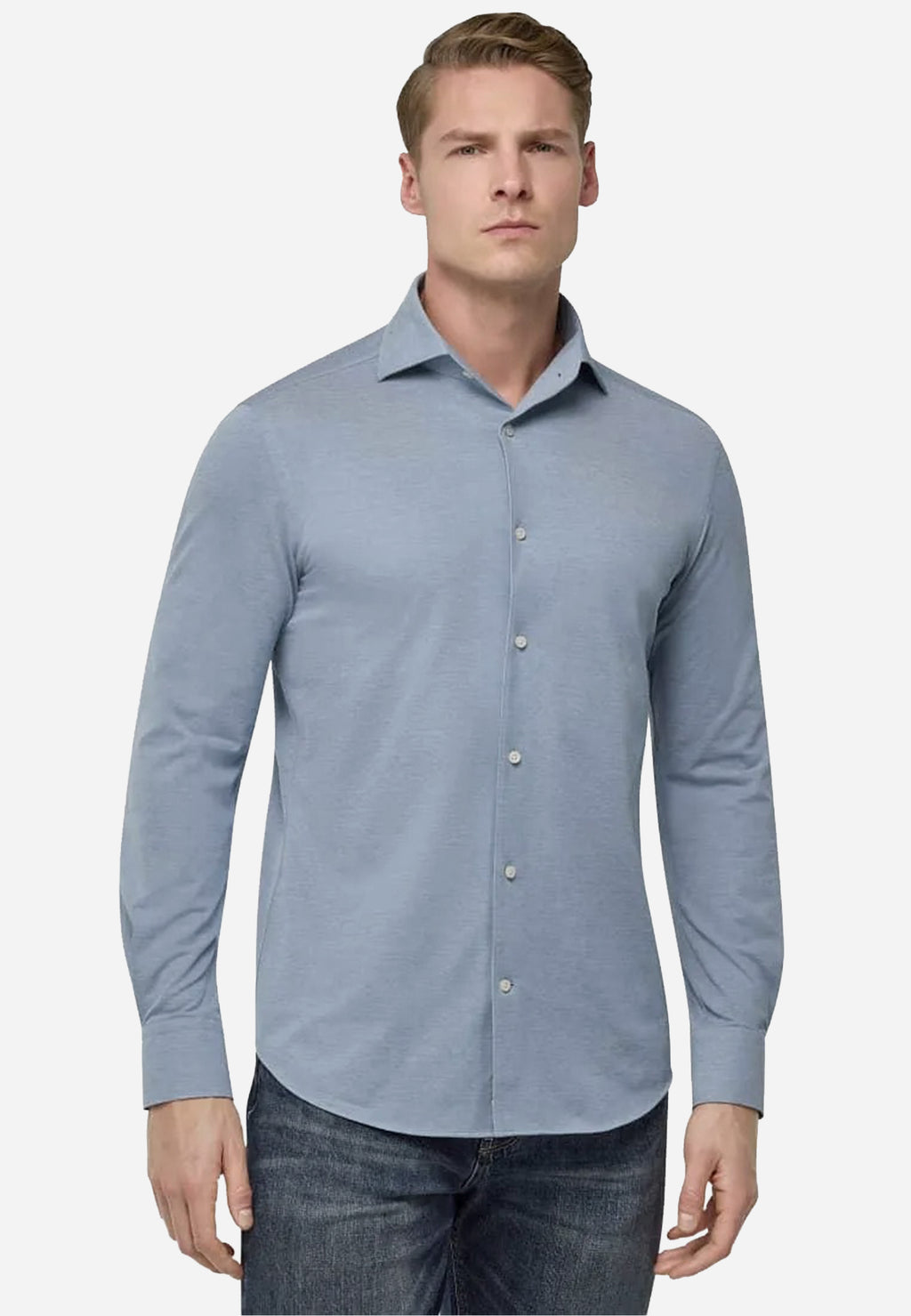 Camisa Azul Hombre Boggi M.