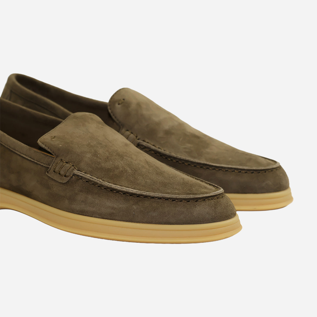 Mocasines Café Slip-On Hombre B.M.