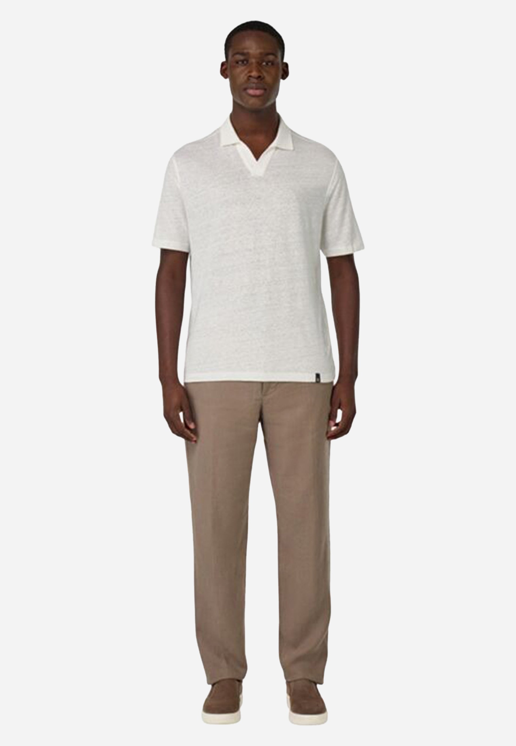 Camiseta Polo Blanca Hombre B.M.
