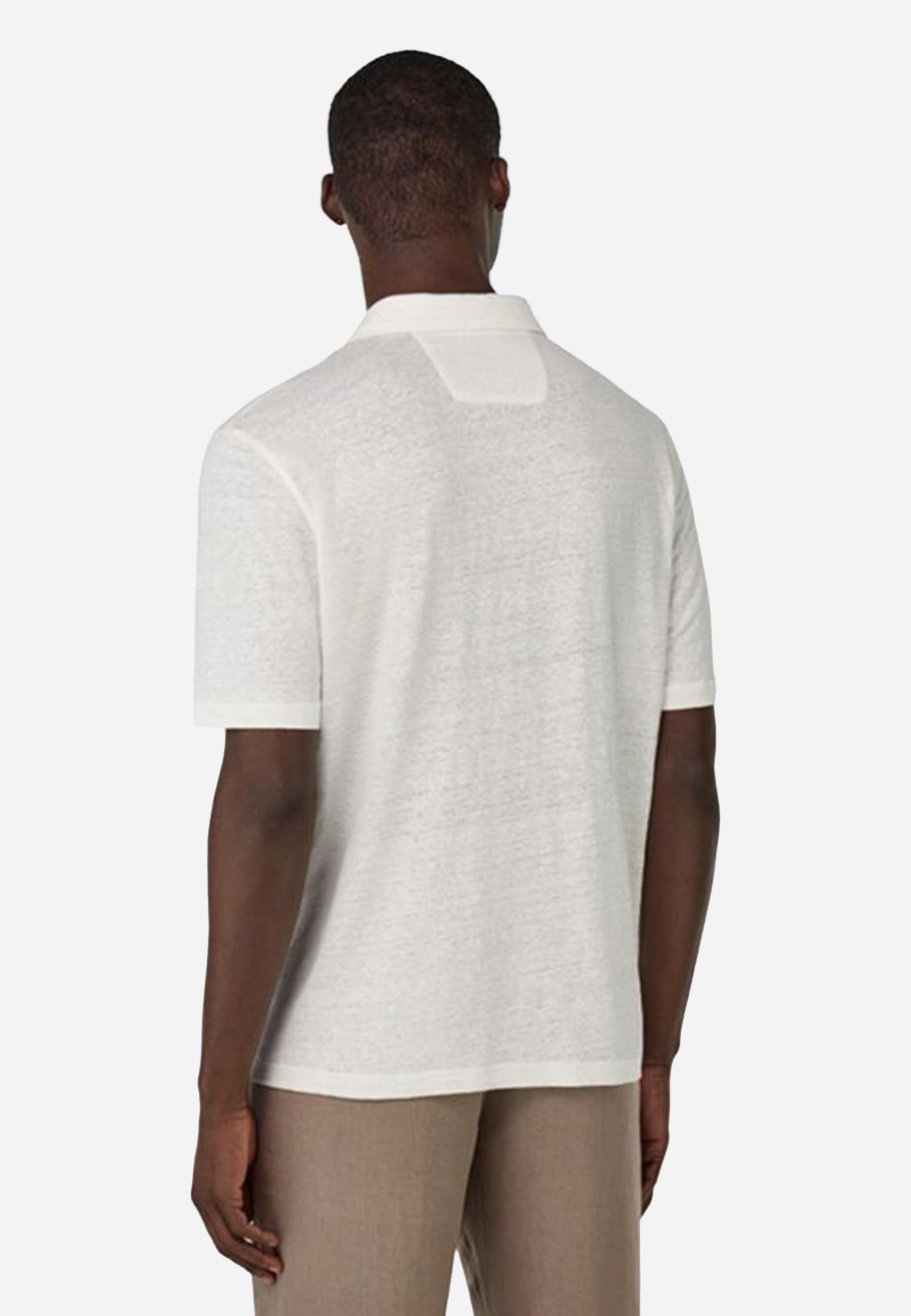 Camiseta Polo Blanca Hombre B.M.