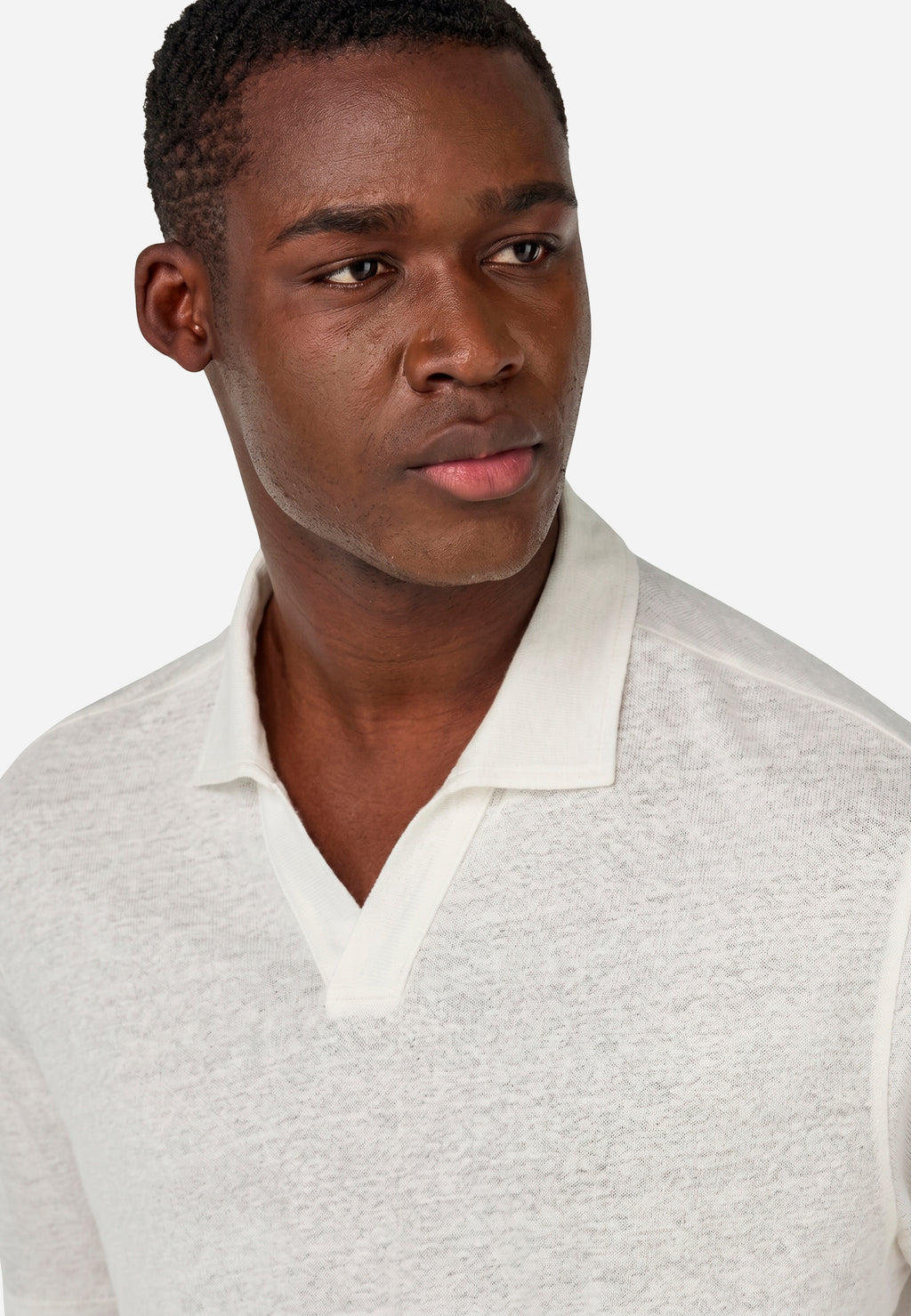 Camiseta Polo Blanca Hombre B.M.