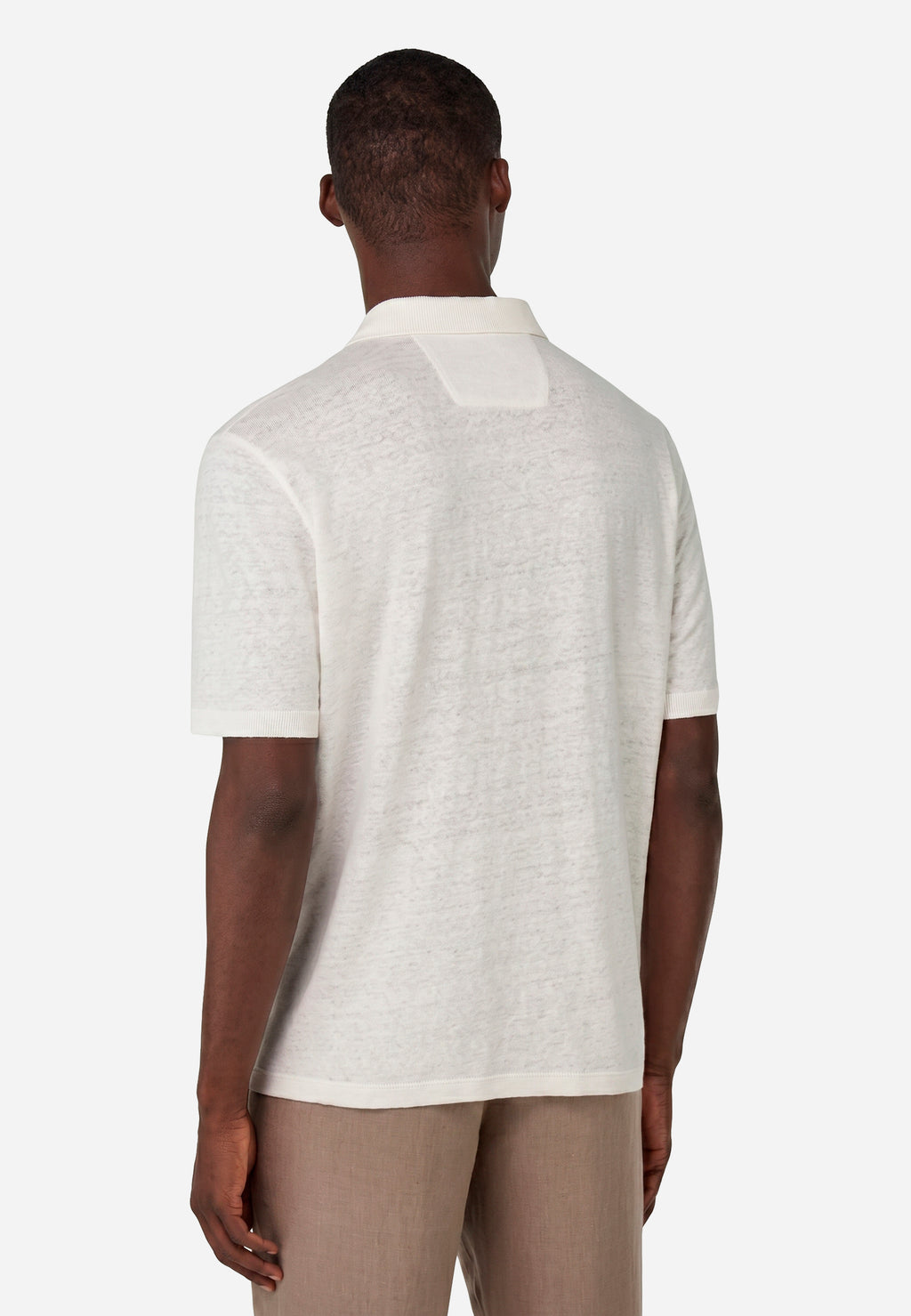 Camiseta Polo Blanca Hombre B.M.