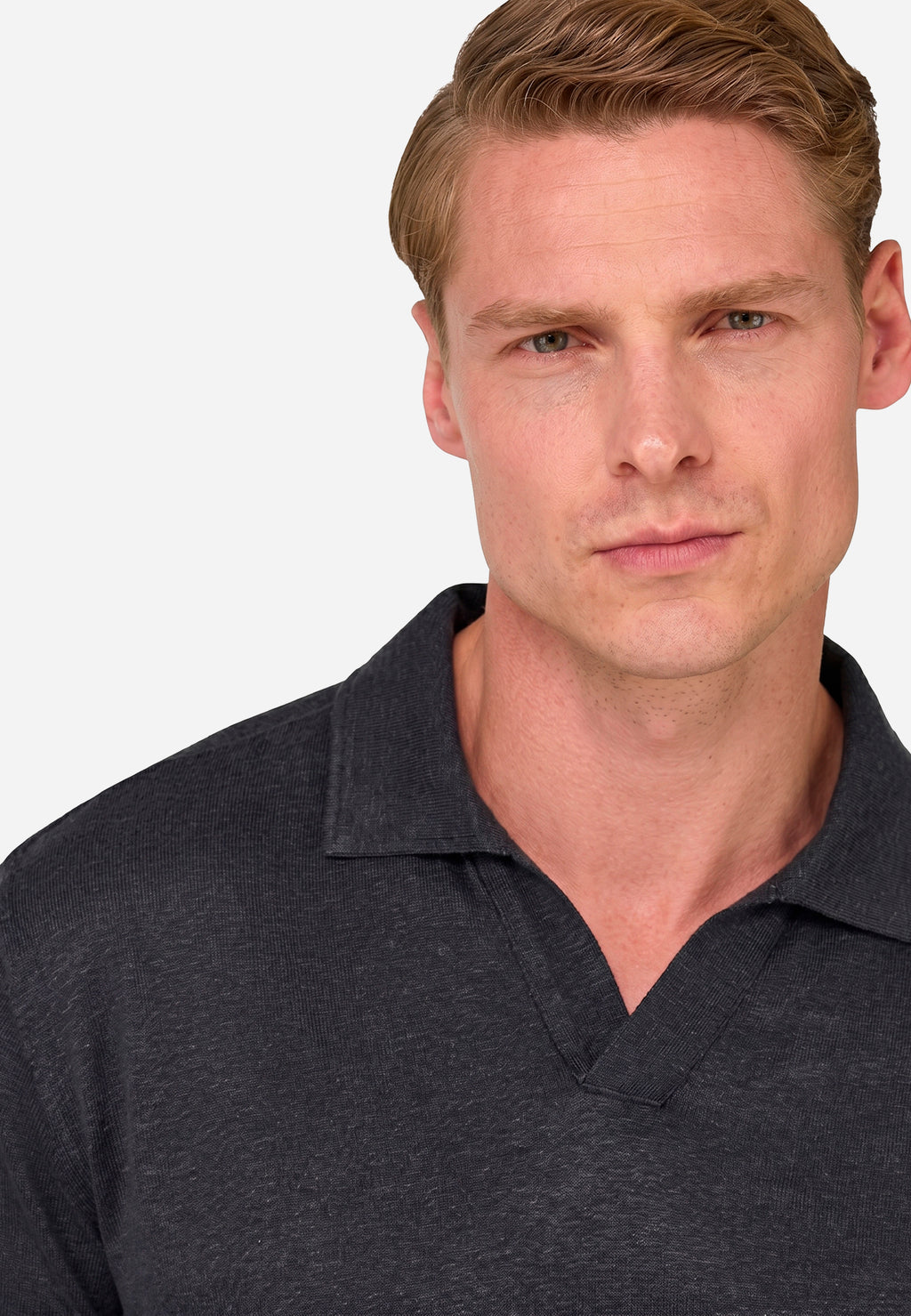 Camiseta Polo Gris Hombre B.M.