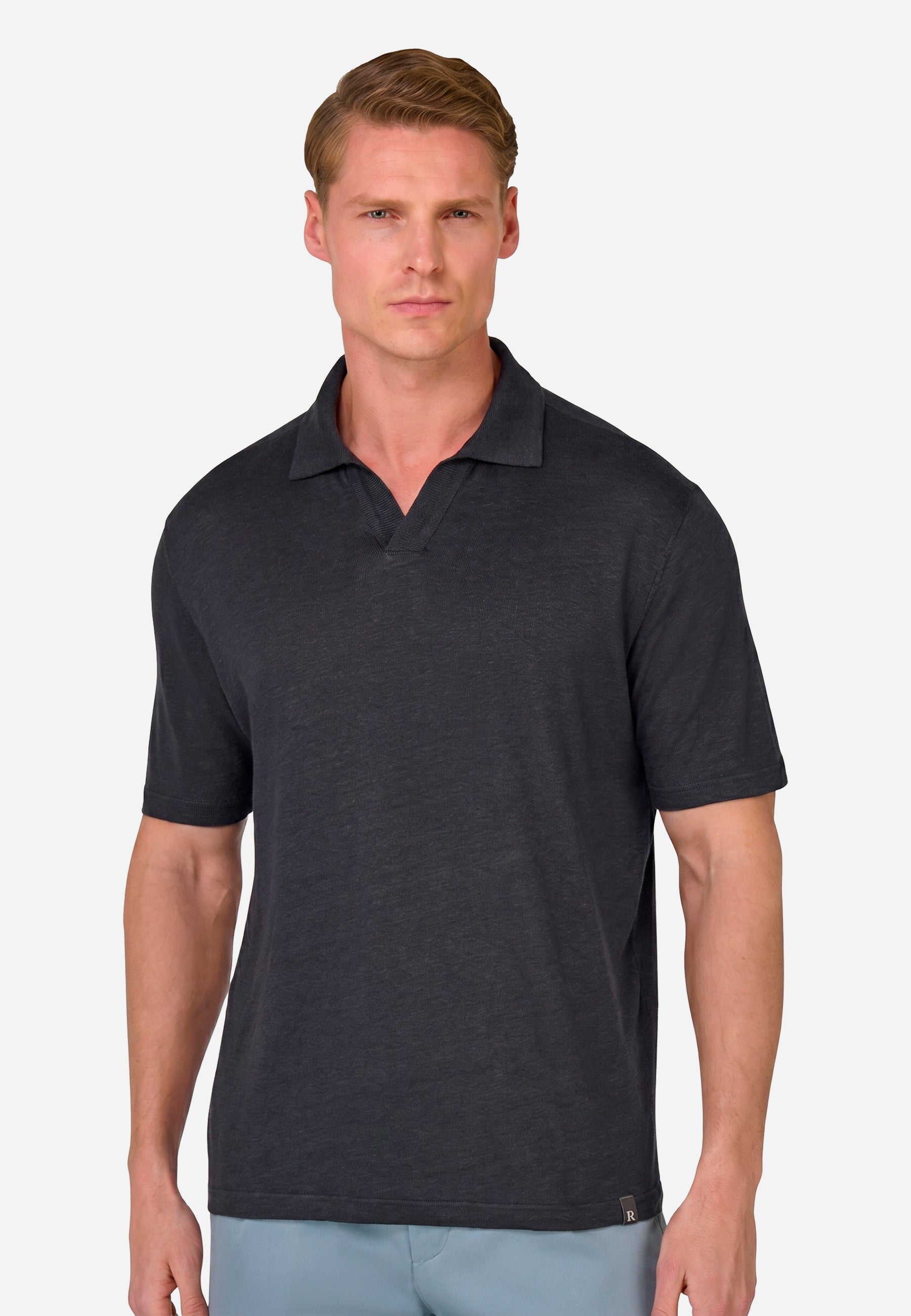 Camiseta Polo Gris Hombre B.M.